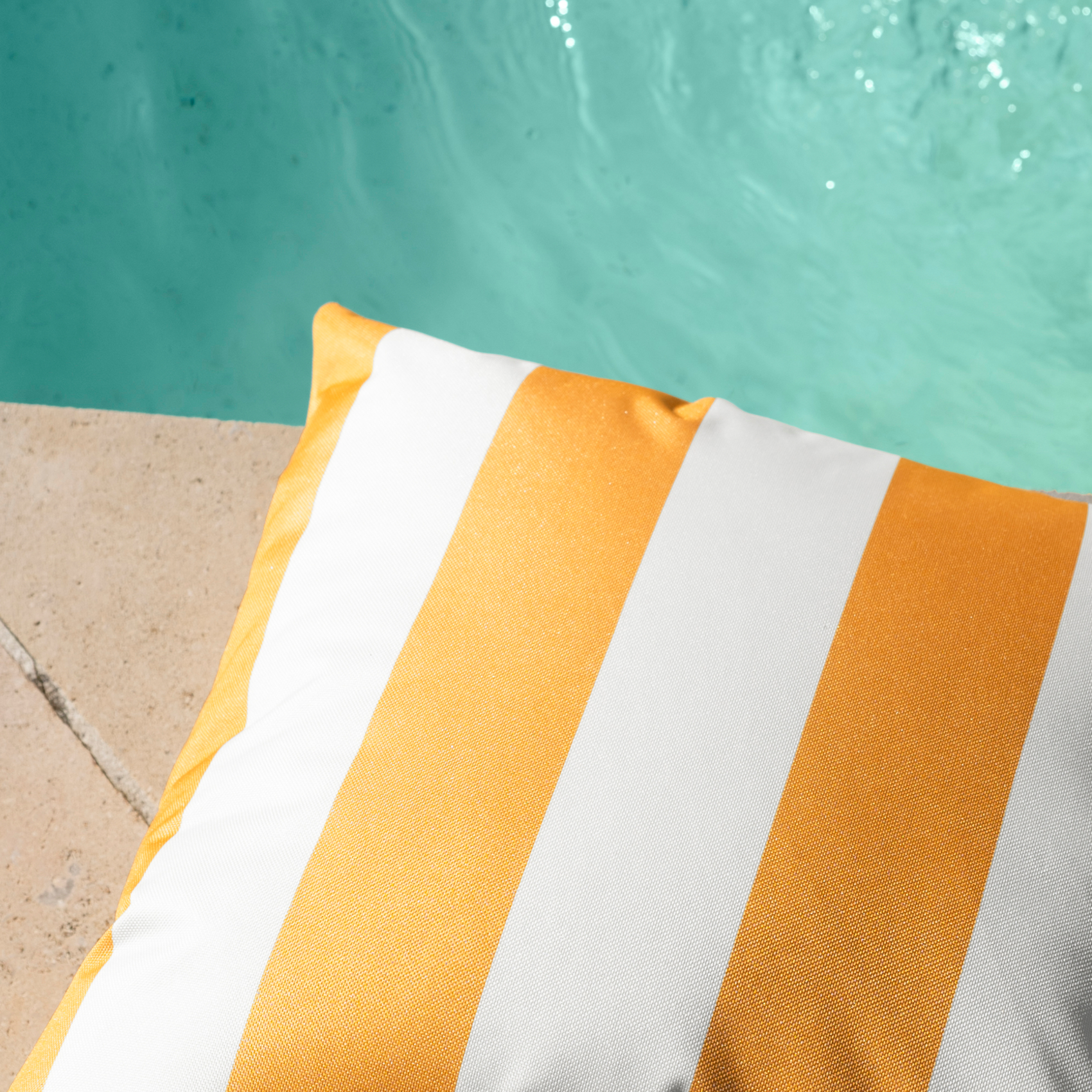 Coussin imperméable déhoussable à rayures ARCACHON — vue 3