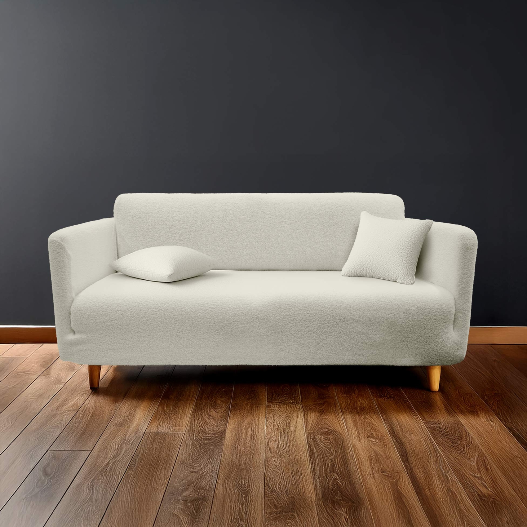 Housse de canapé extensible bouclette