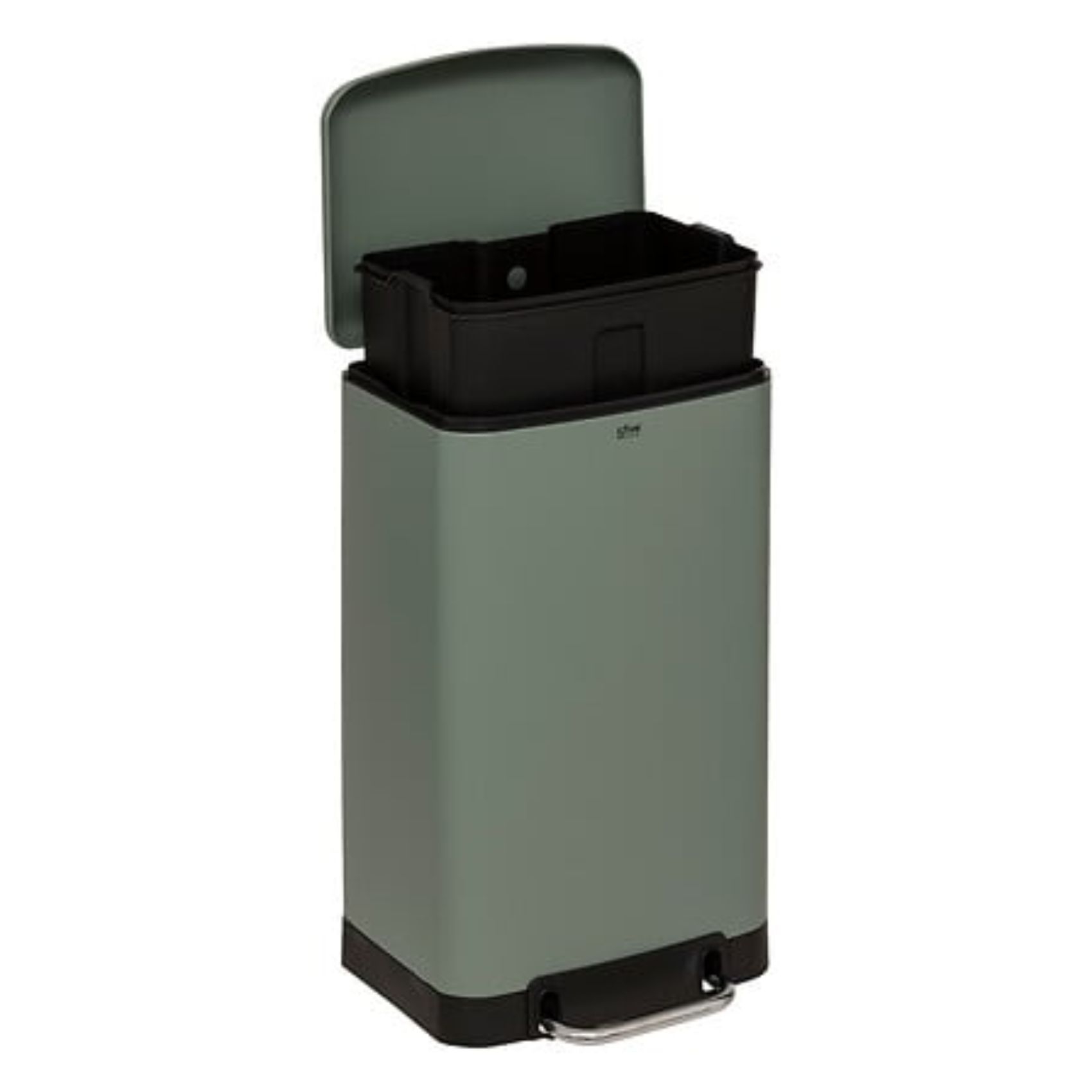Poubelle en métal bac amovible 30 L — vue 4