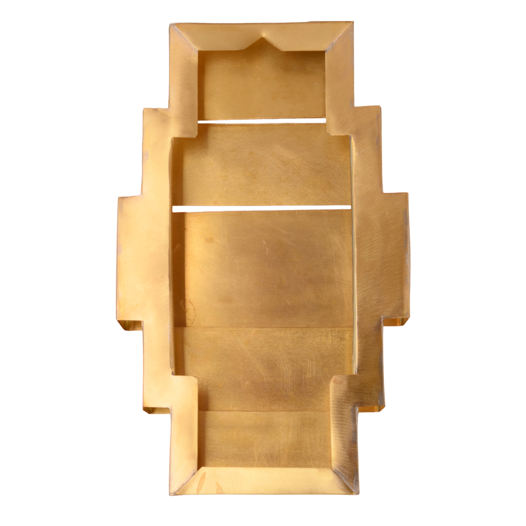 Applique murale rectangulaire en laiton — vue 3