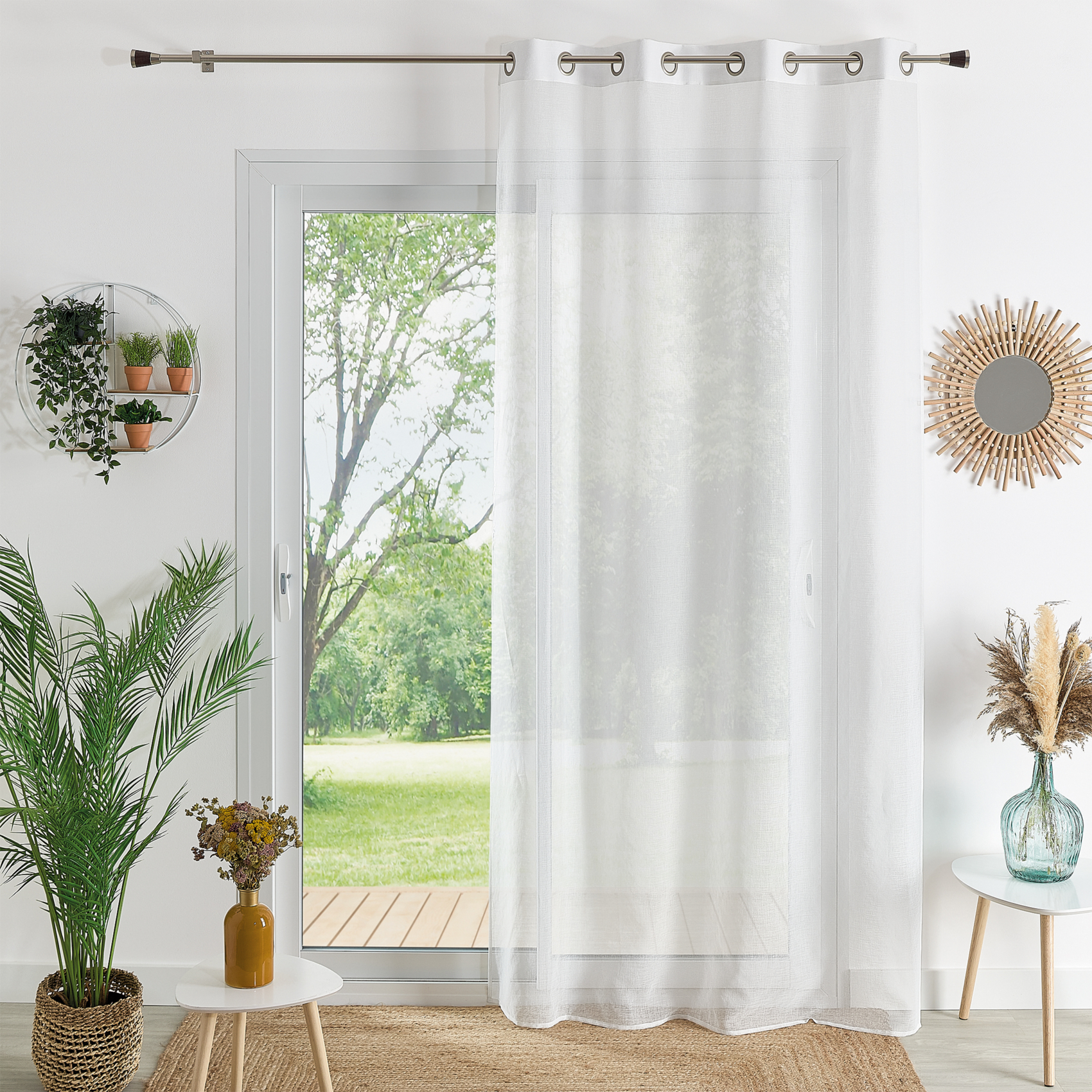 Voilage ignifugé M1 non feu à œillets — vue 4