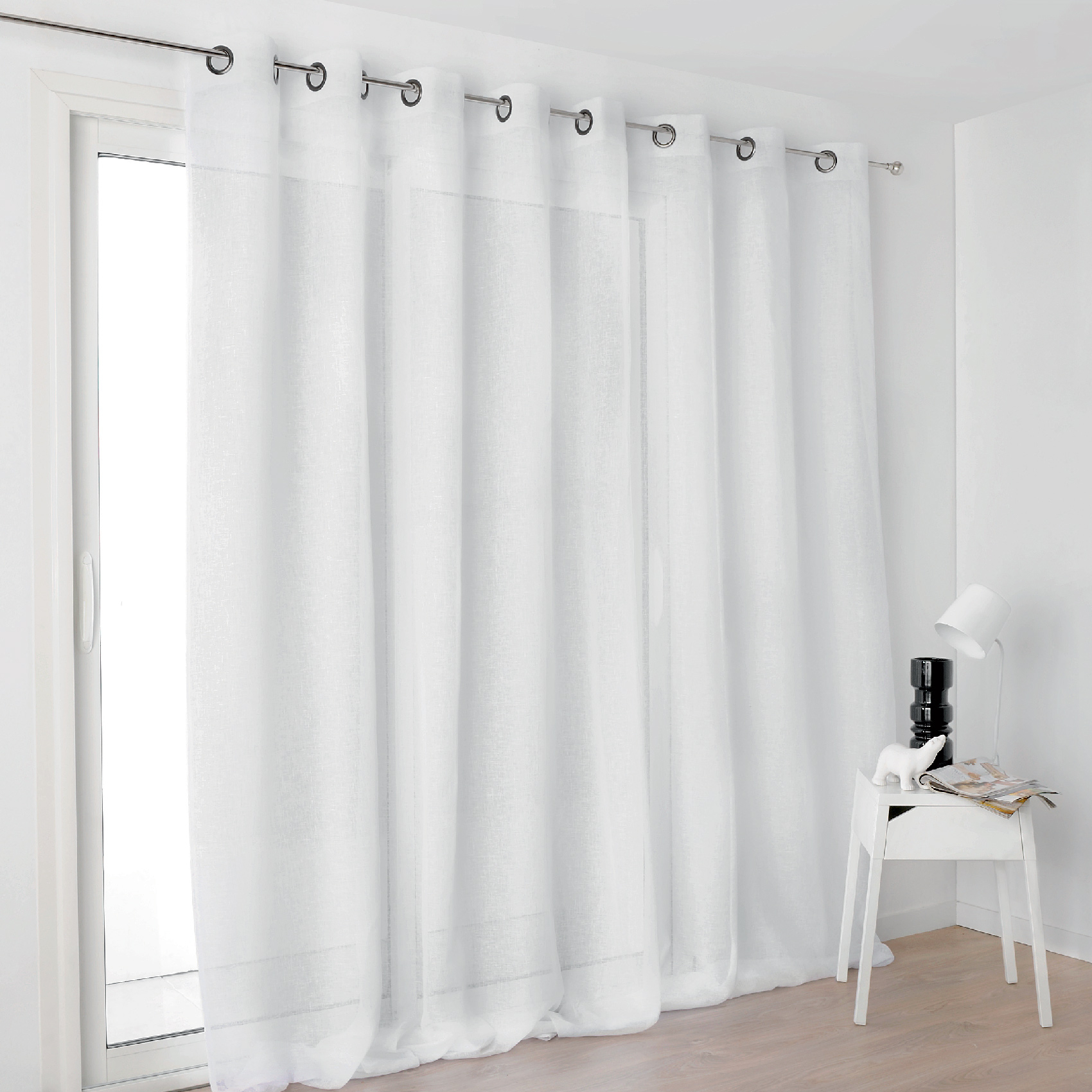 Voilage grande largeur semi-transparent — vue 5