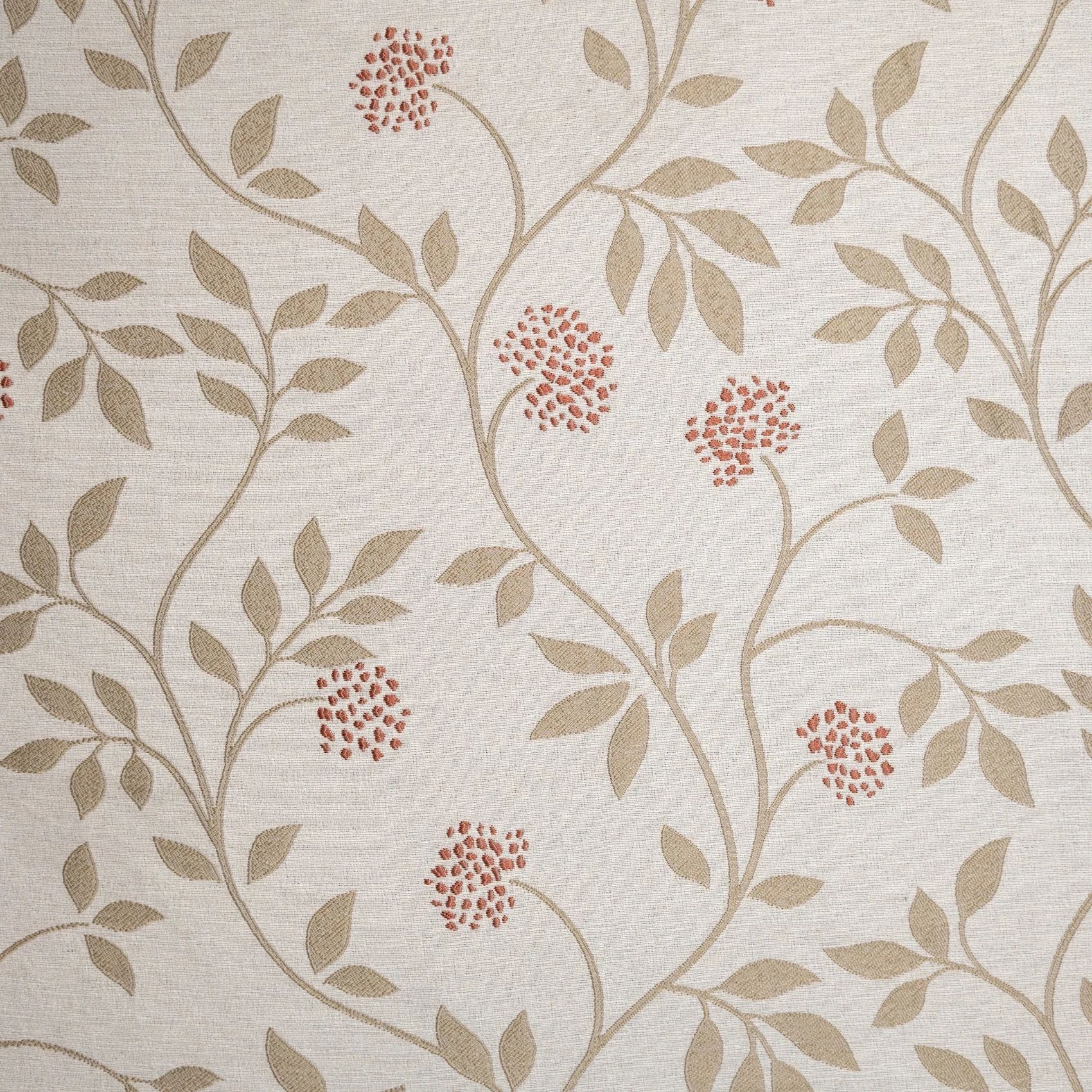 Rideau jacquard polycoton motifs végétaux — vue 5