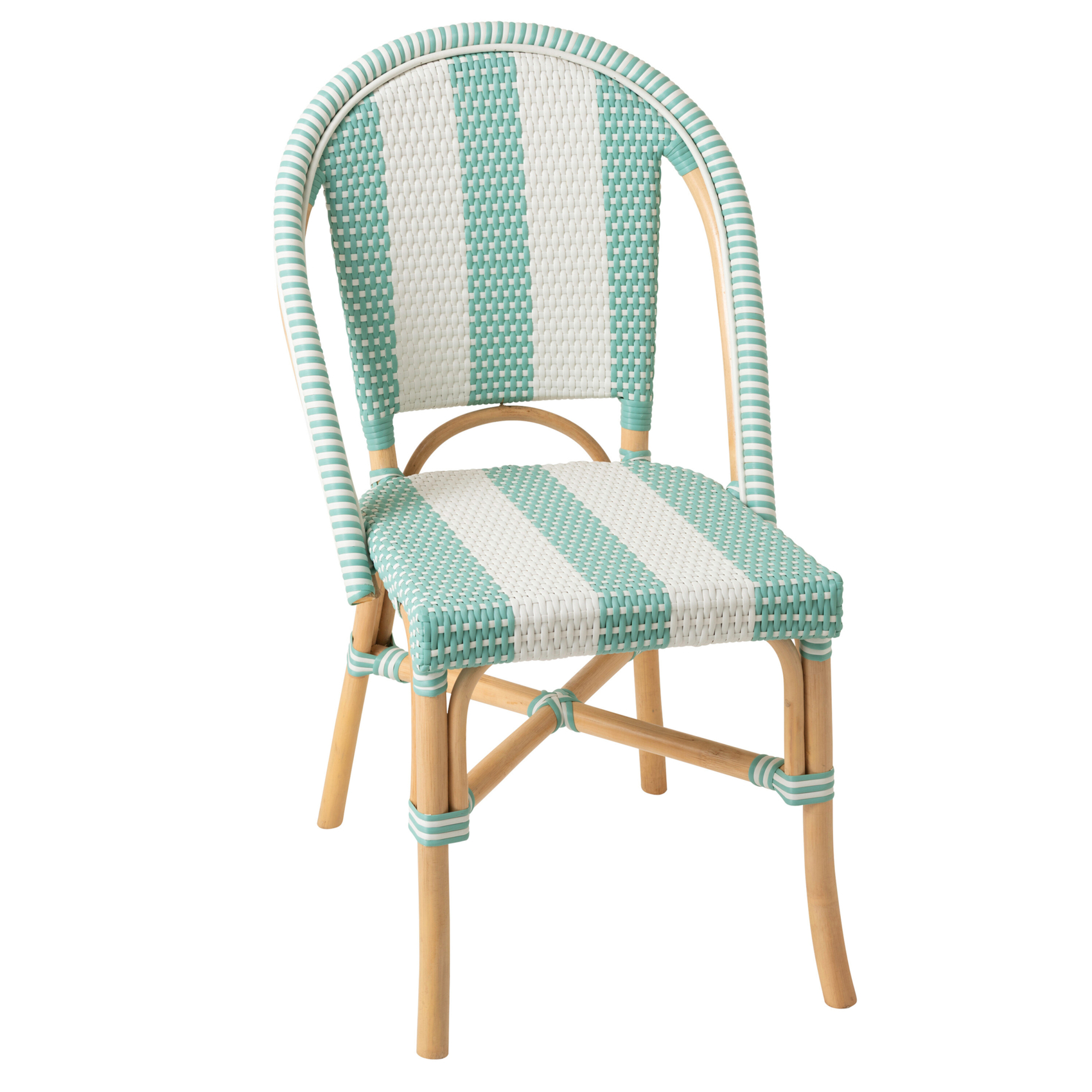 Chaise de jardin en rotin tressé
