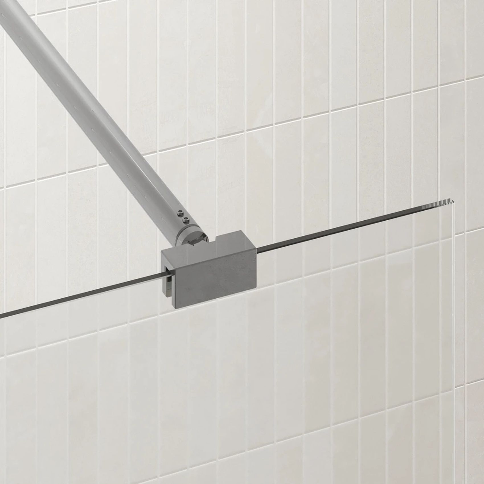 Barre de fixation 100 cm recoupable pour douche italienne — vue 3