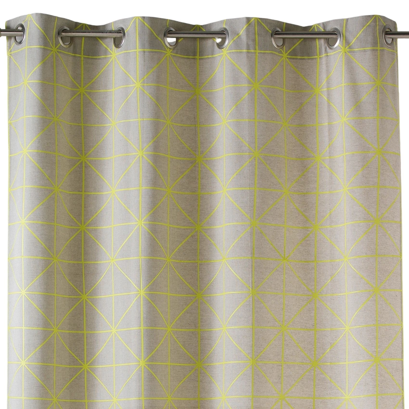 Rideau en toile de coton aux imprimés design — vue 3