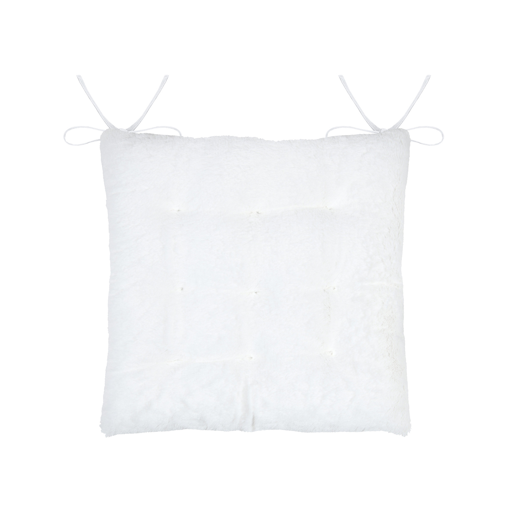 Galette de chaise imitation fourrure