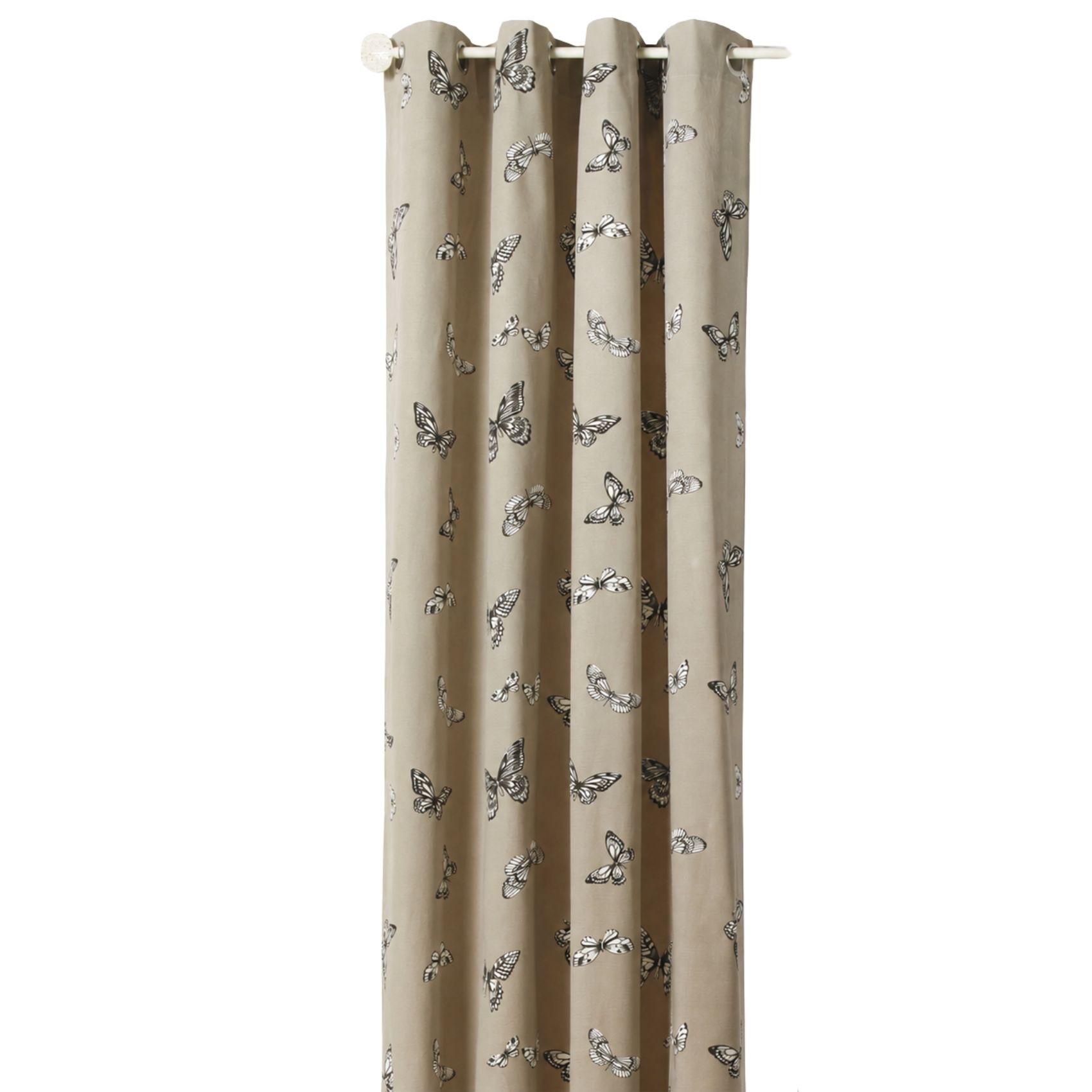 Rideau jacquard imprimés de papillons — vue 4