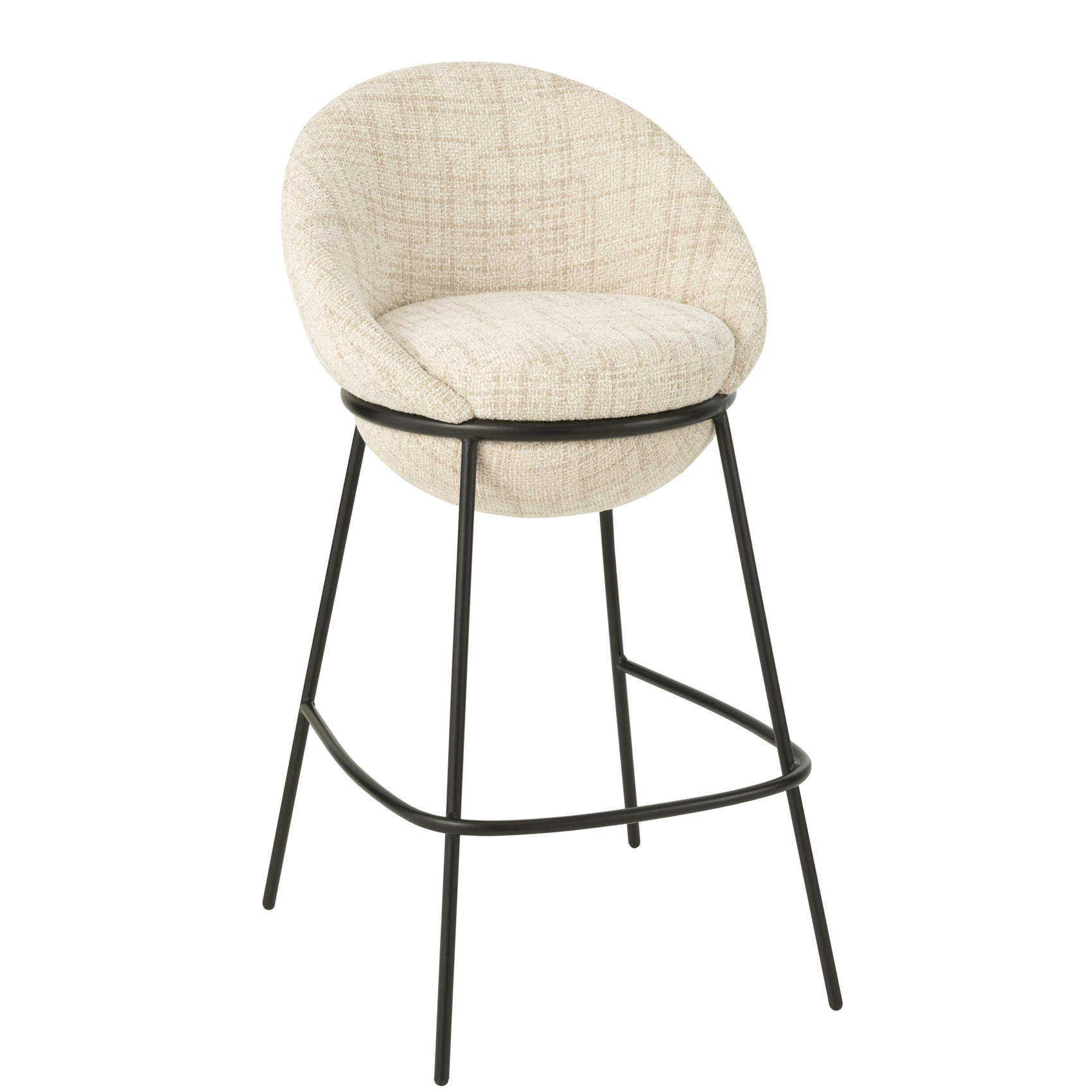 Tabouret de bar design contemporain en métal