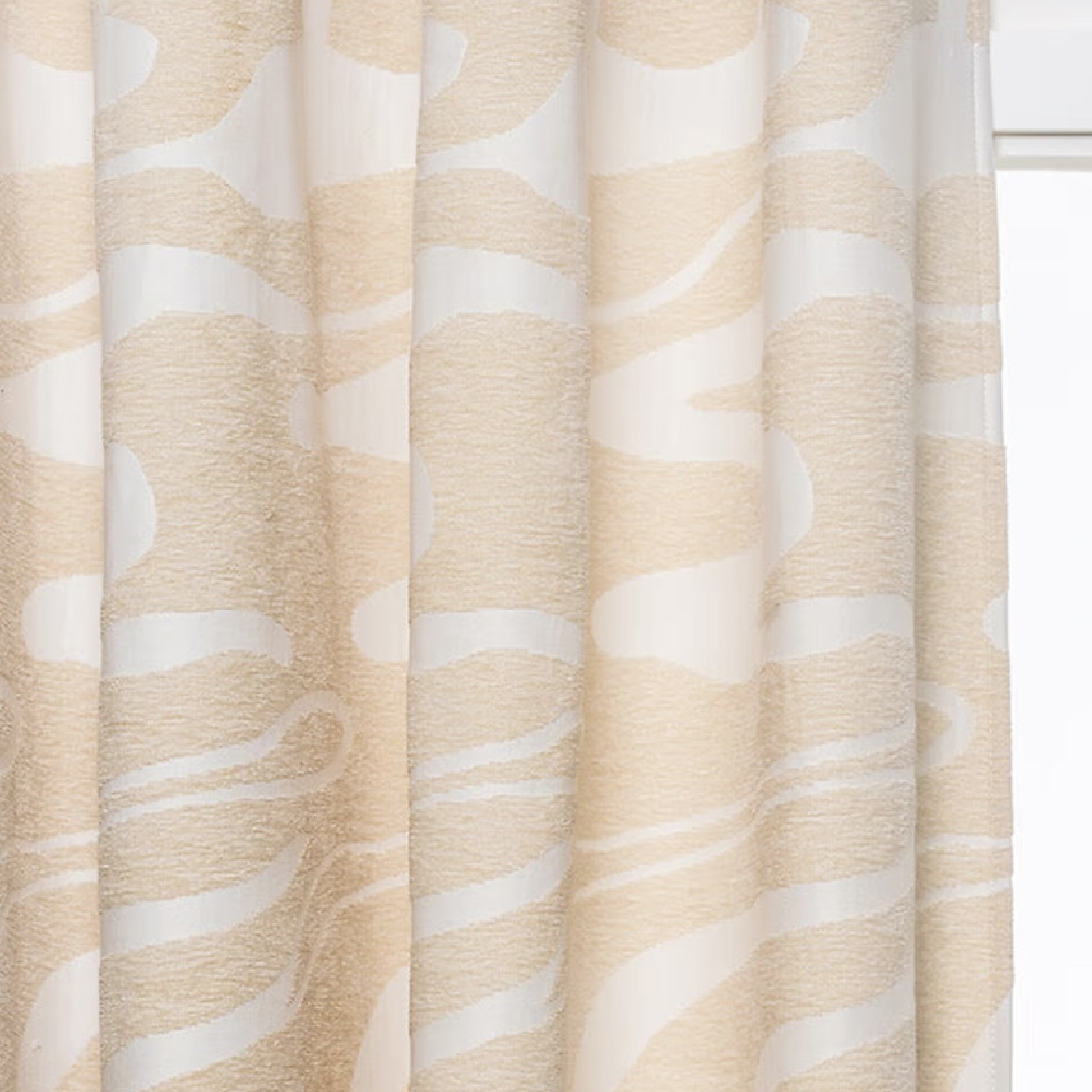 Rideau motif tigre tissage chenille — vue 3