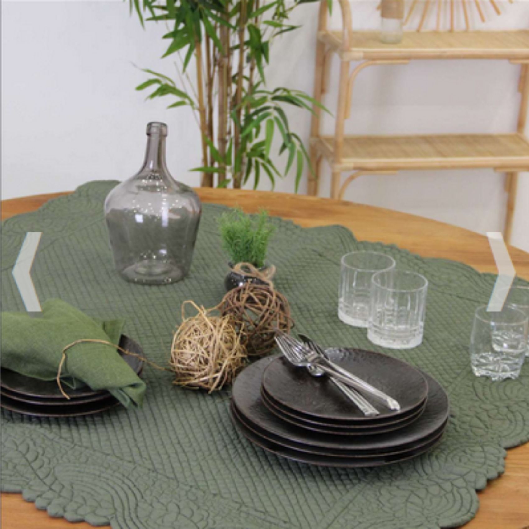 Nappe de jeux carré de table — vue 5