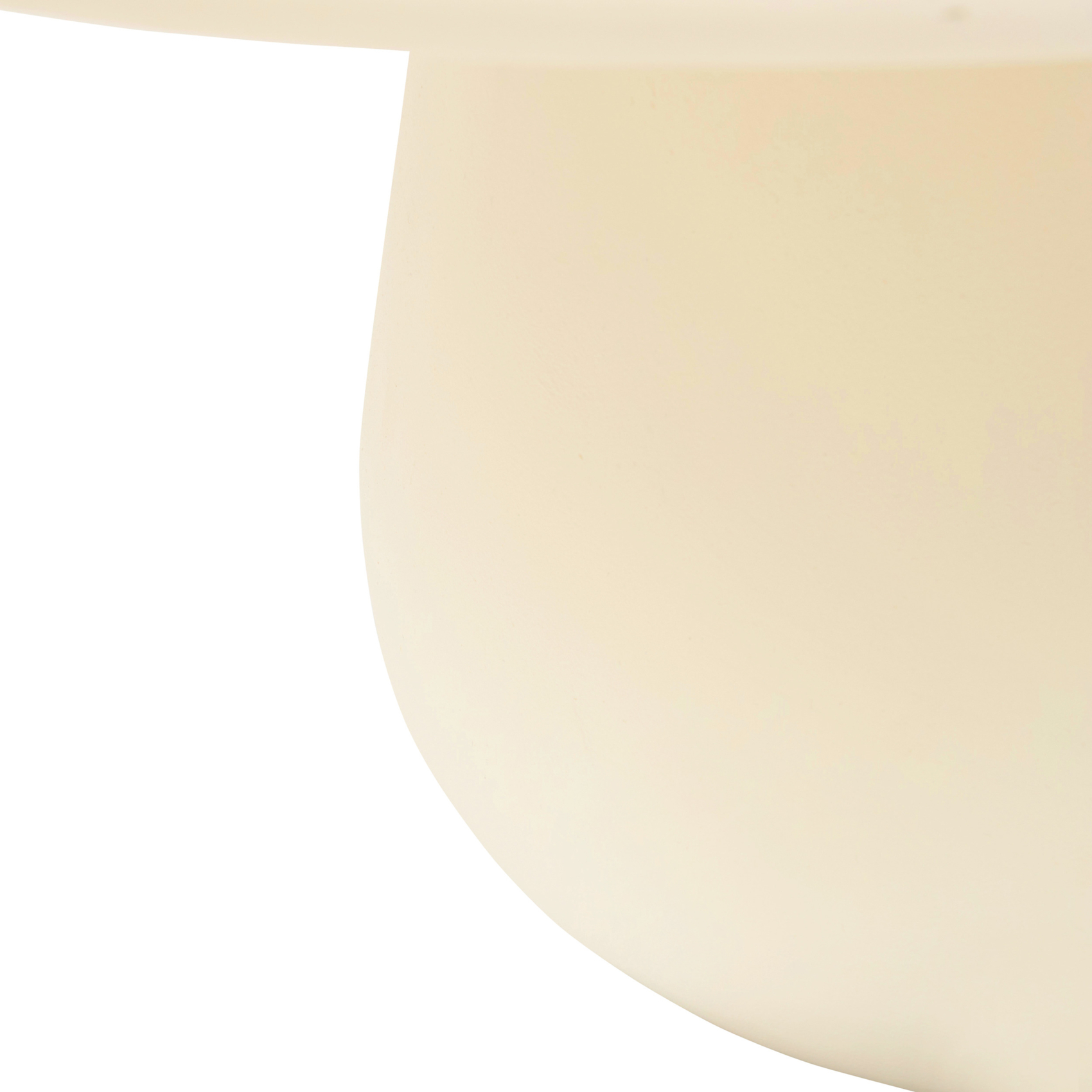 Table basse en bois arrondie — vue 3
