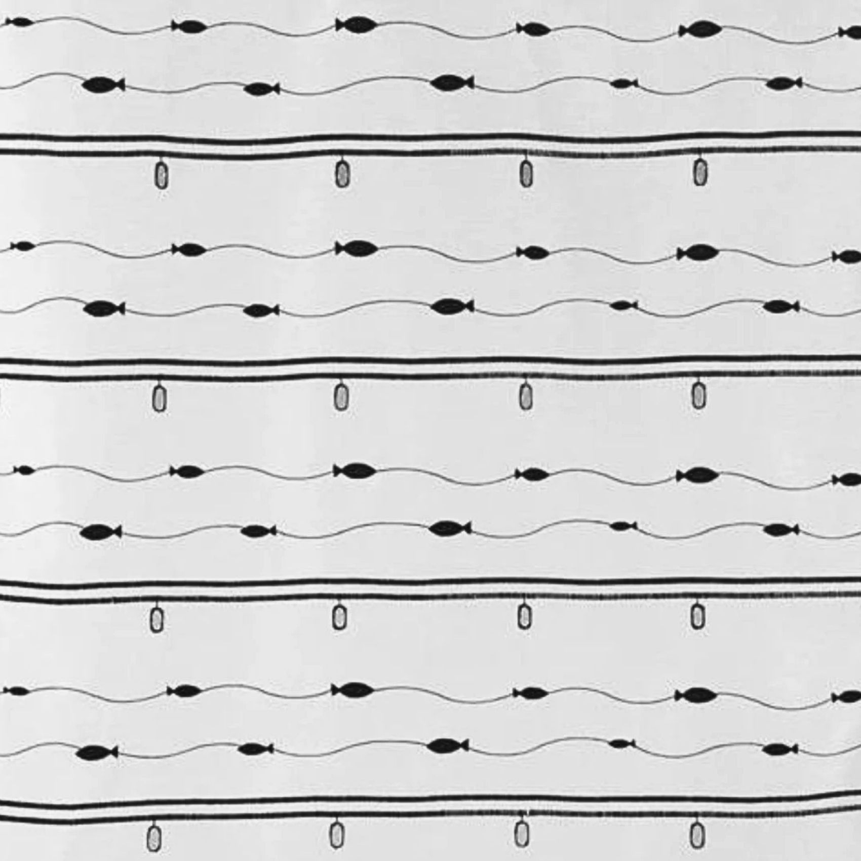Modulable brodé petits poissons — vue 3