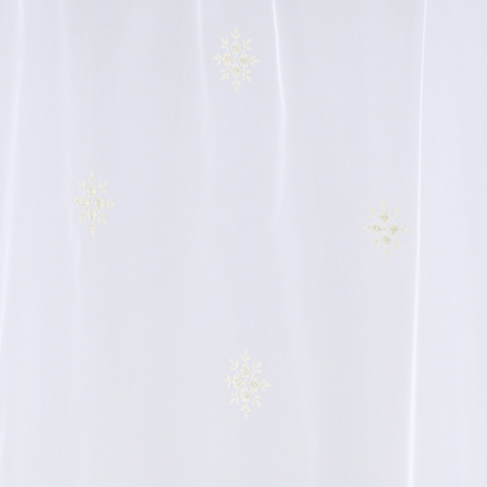 Paire de petits voilages motif flocons — vue 6