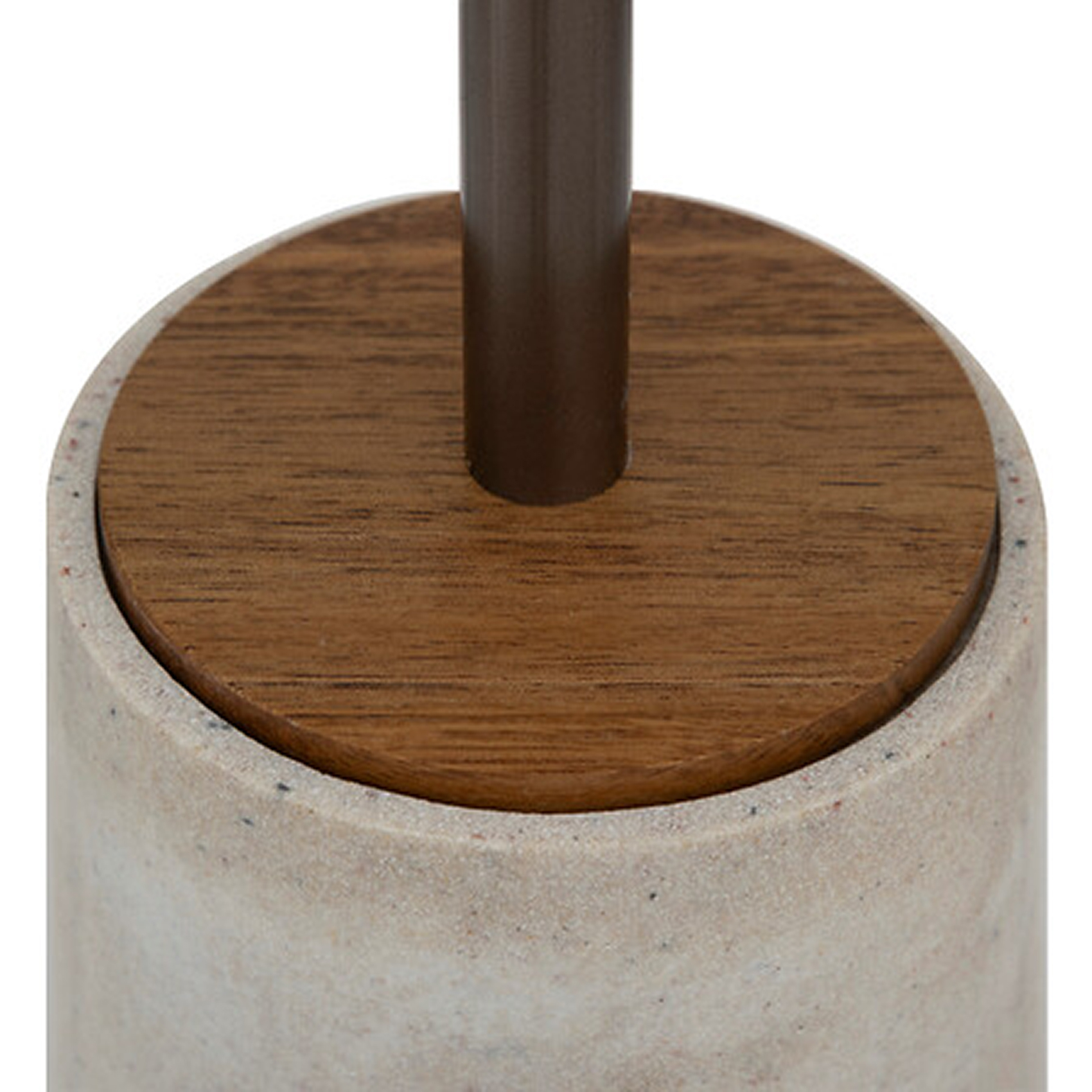 Brosse WC design effet marbre — vue 3