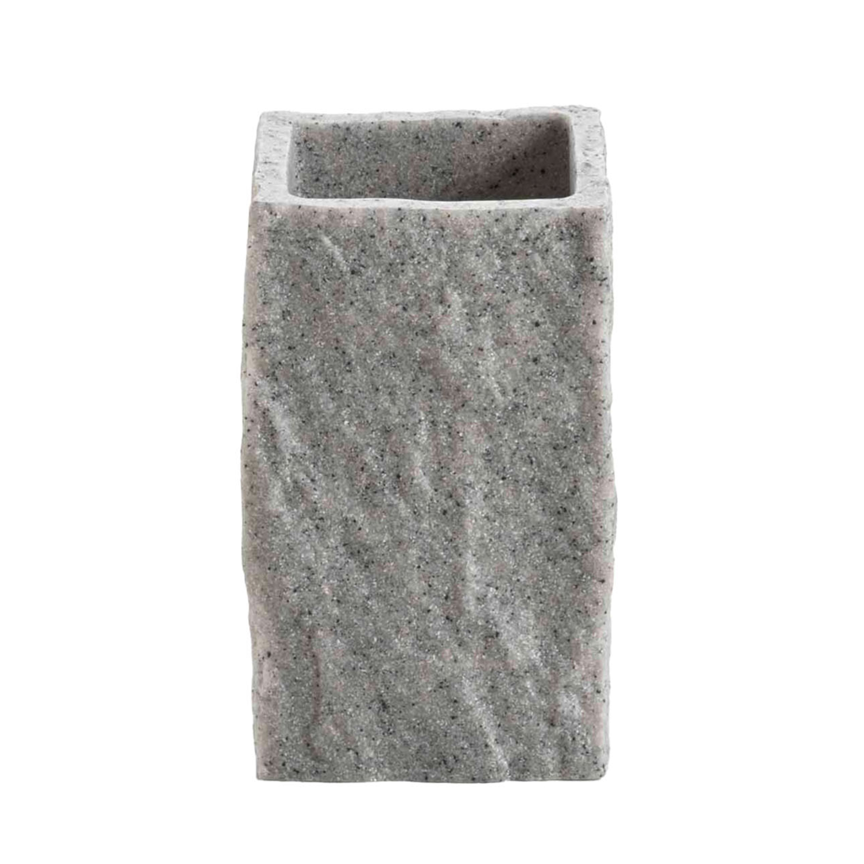 Gobelet porte brosse à dent effet minéral