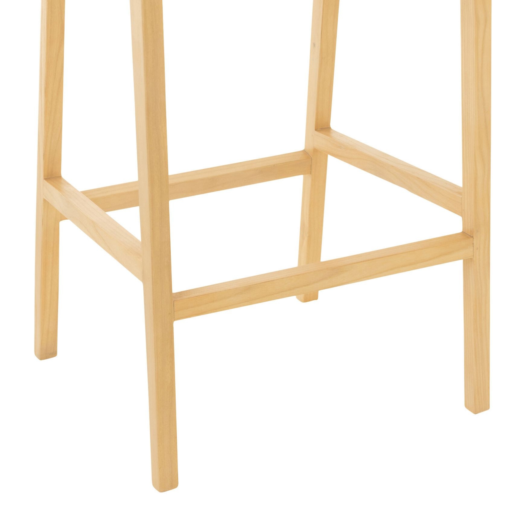 Chaise de bar en teck — vue 6