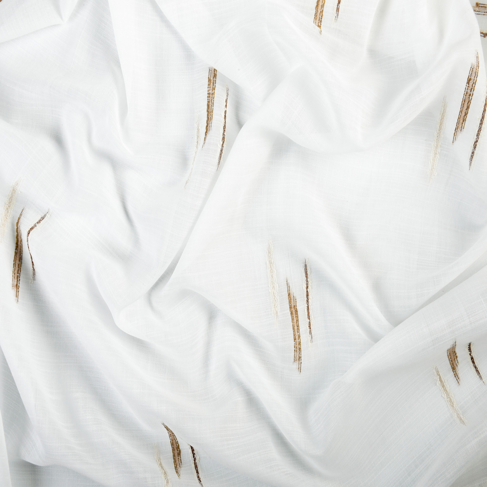 Voilage texturé motif fil coupé esprit ikat — vue 6