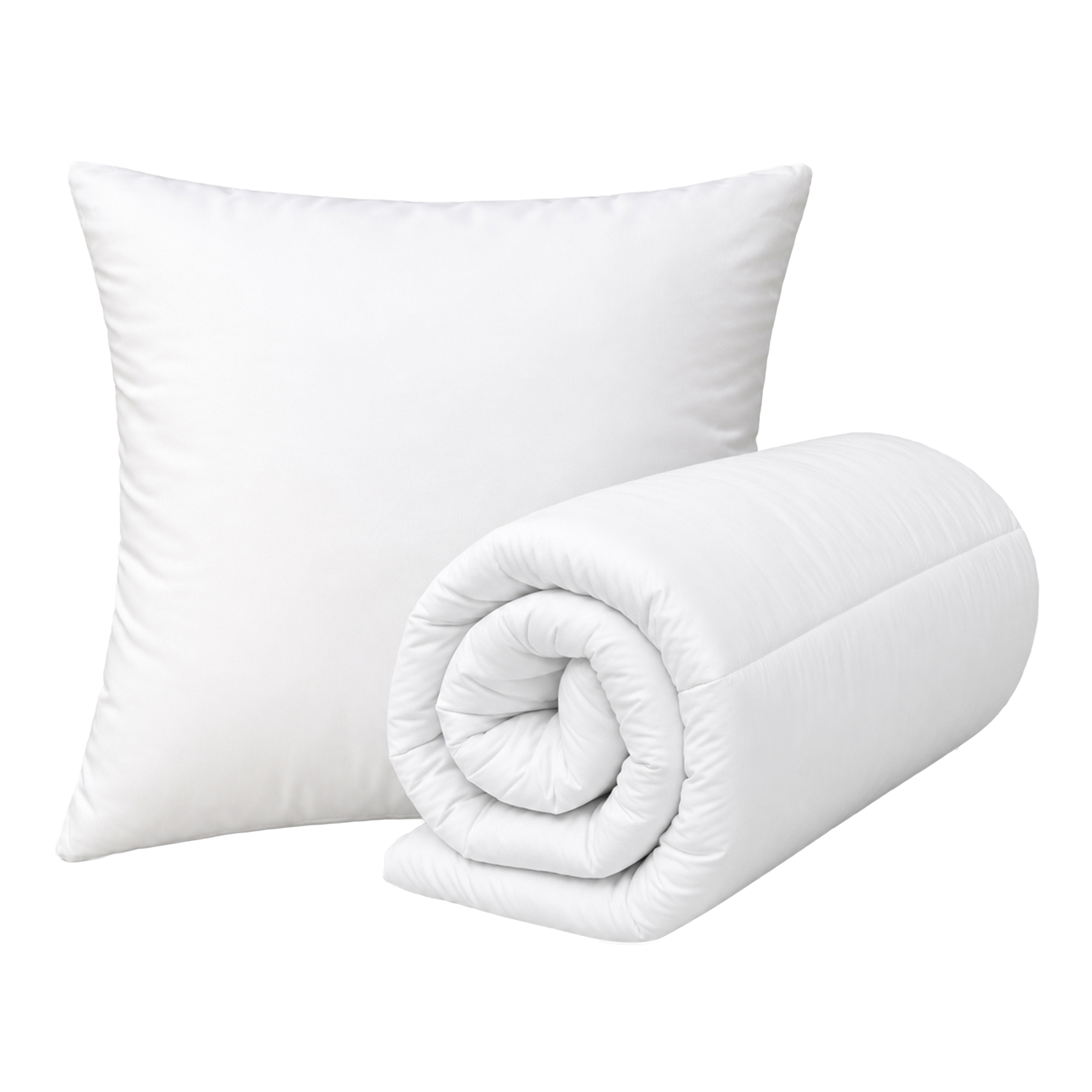 Lot couette chaude premium anti-acariens  + 1 oreiller respirant