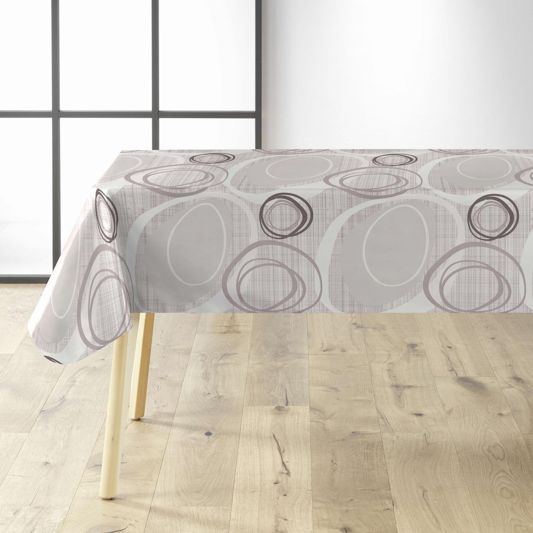 Sous-nappe protectrice imprimée cercles — vue 5