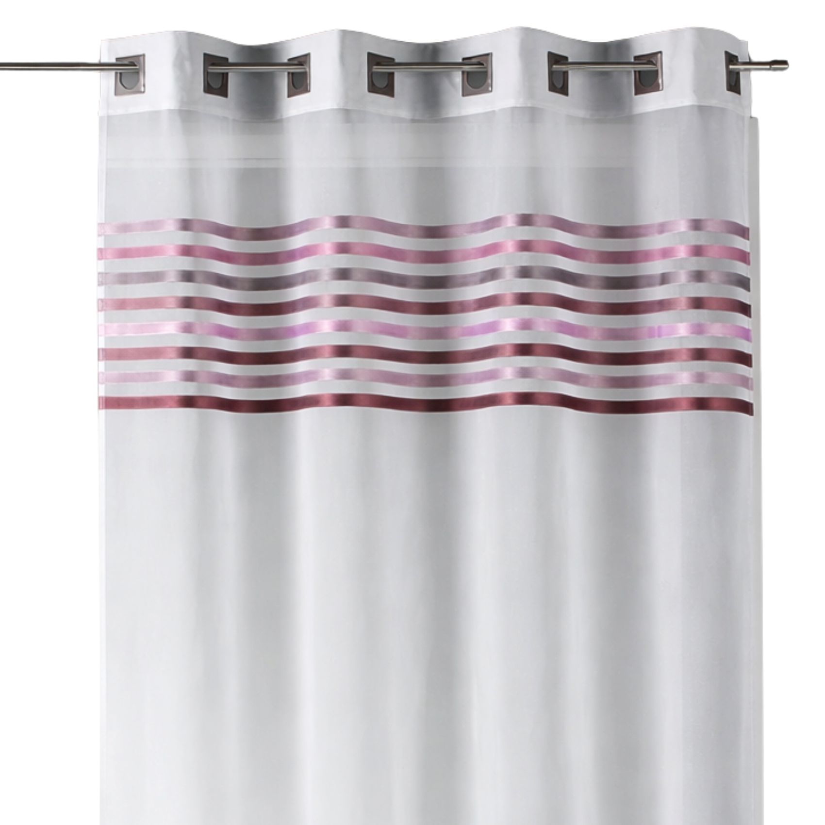 Voilage étamine parement tissé dans le haut — vue 3