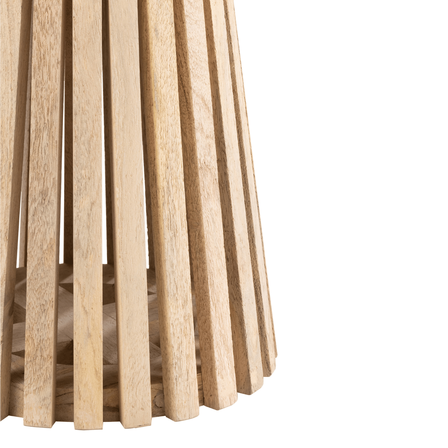 Table basse en bois de manguier naturel — vue 3
