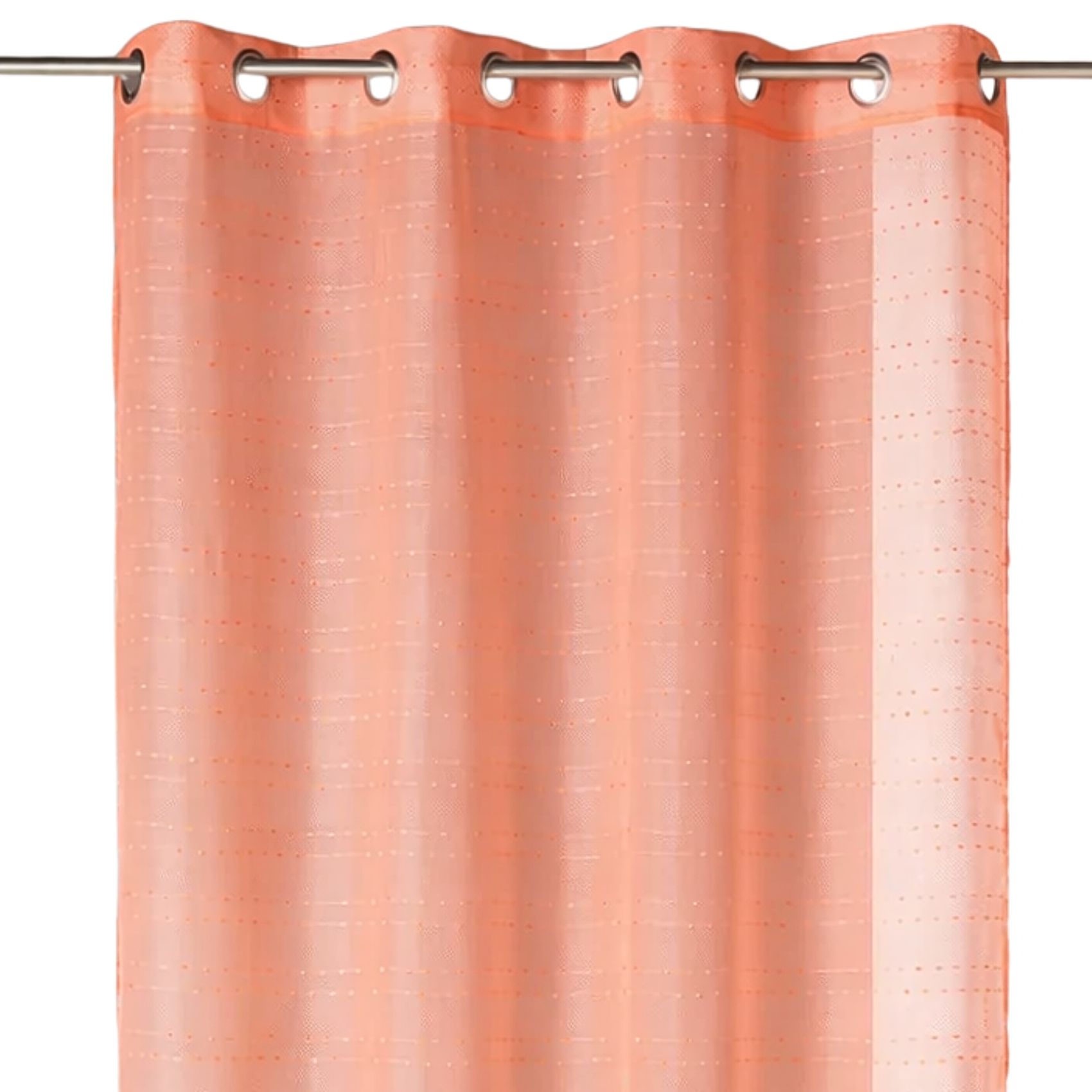 Voilage rayures brodées en pointillées — vue 6