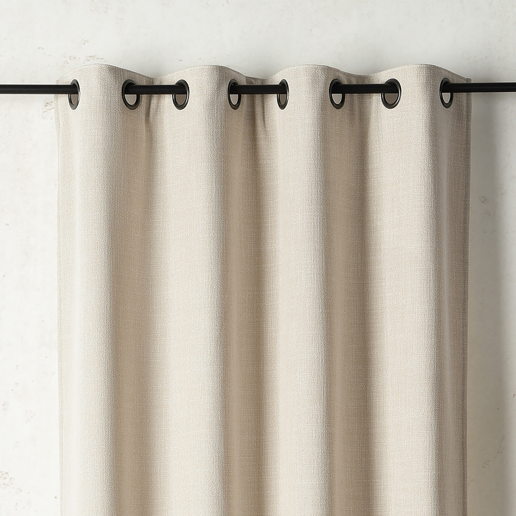 Rideau thermique et obscurcissant à envers polaire à oeillets — vue 4