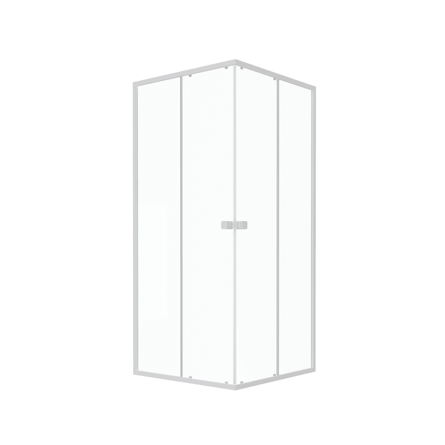 Paroi de douche carrée extensible
