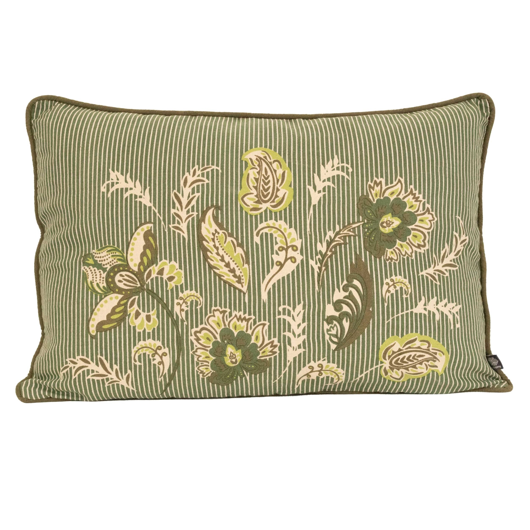 Coussin décoratif en polylin motif floral — vue 5
