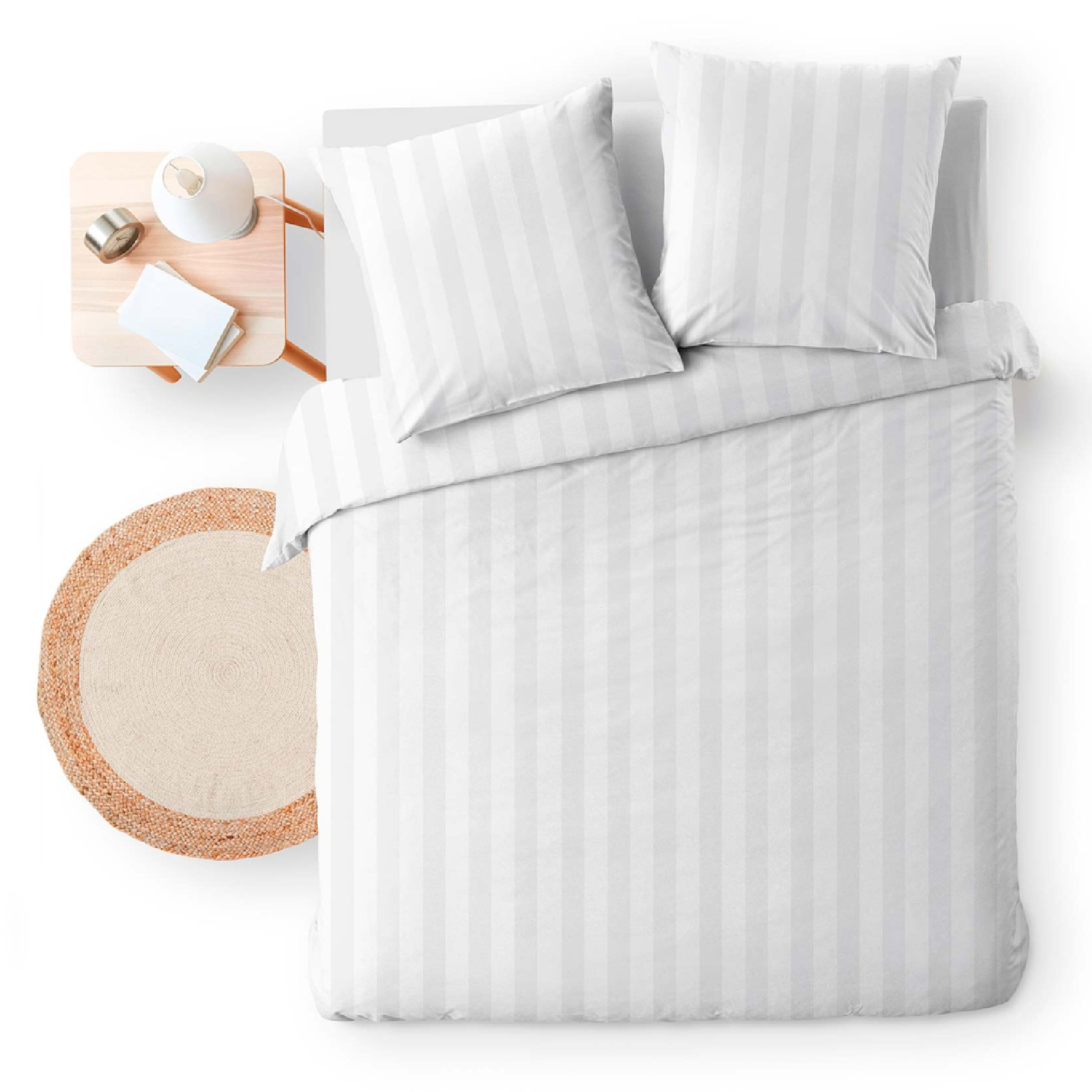 Parure de lit 3 Pièces Cleo Blanc — vue 4