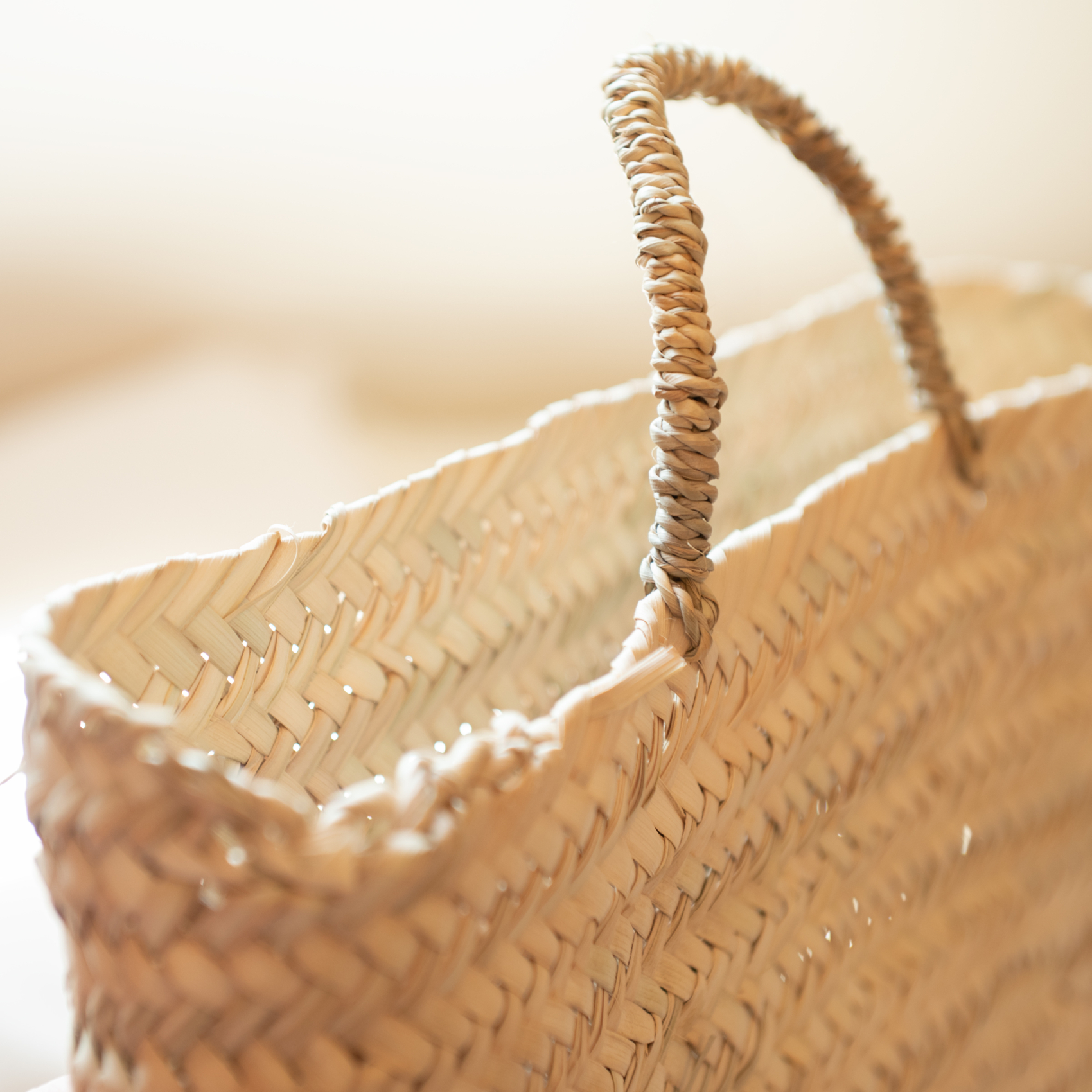Panier suspendu osier — vue 4