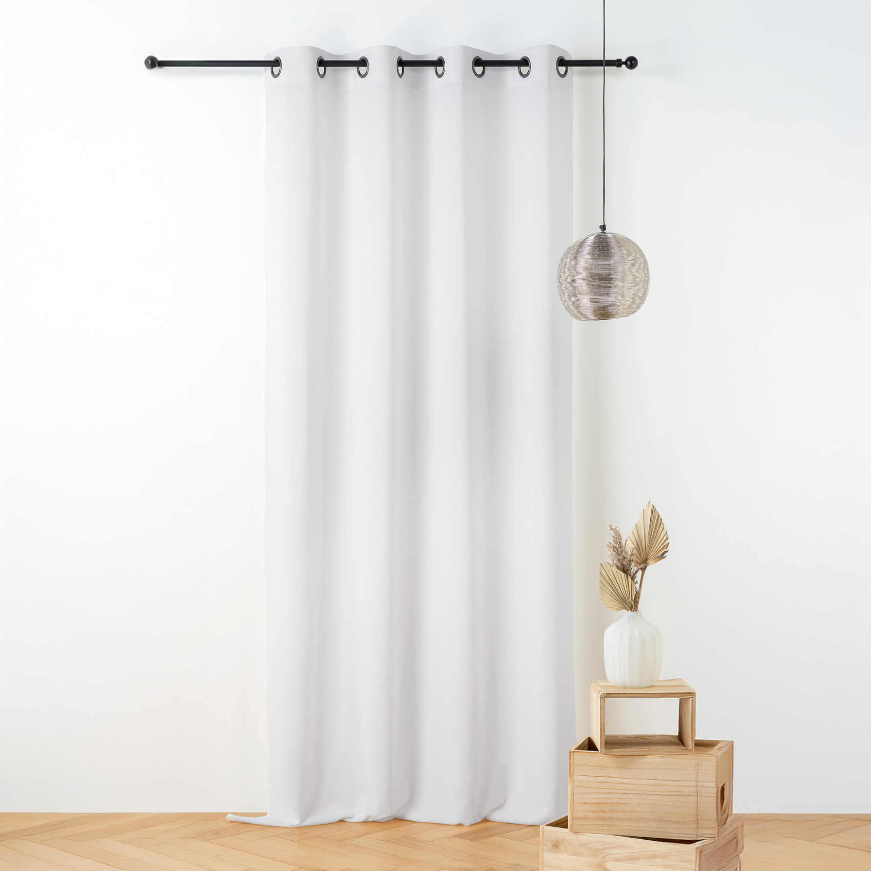 Voilage polycoton toucher doux et souple