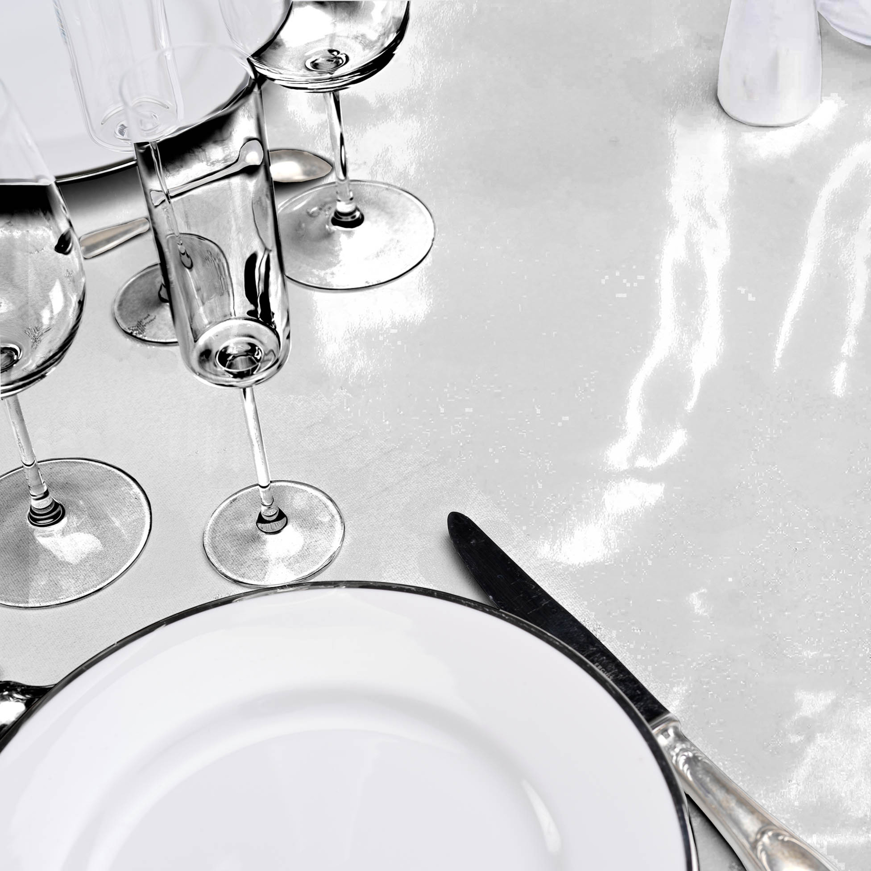 Toile cirée transparente fine sur mesure 0,78 mm — vue 4