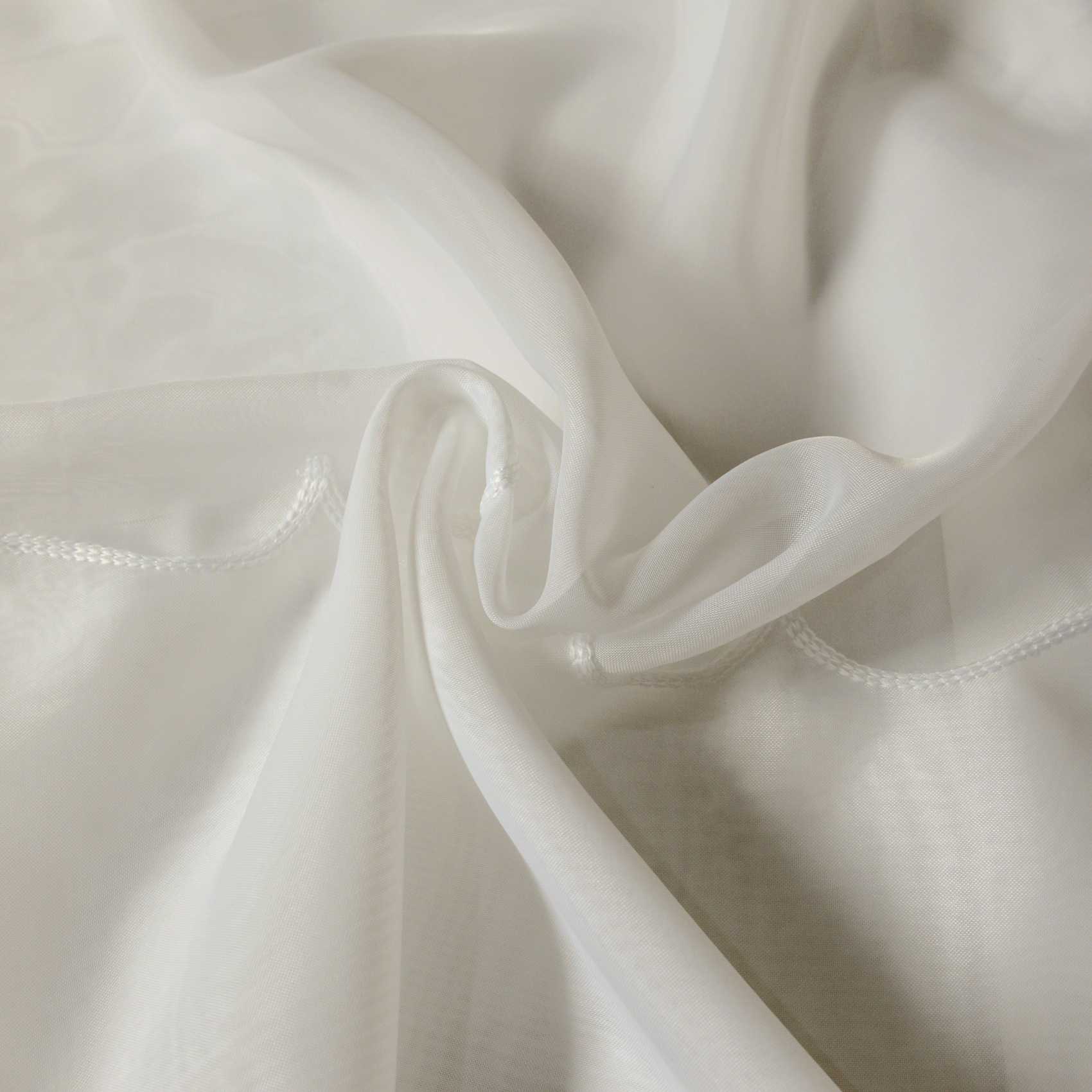 Voilage brodé cornely à galon fronceur — vue 6