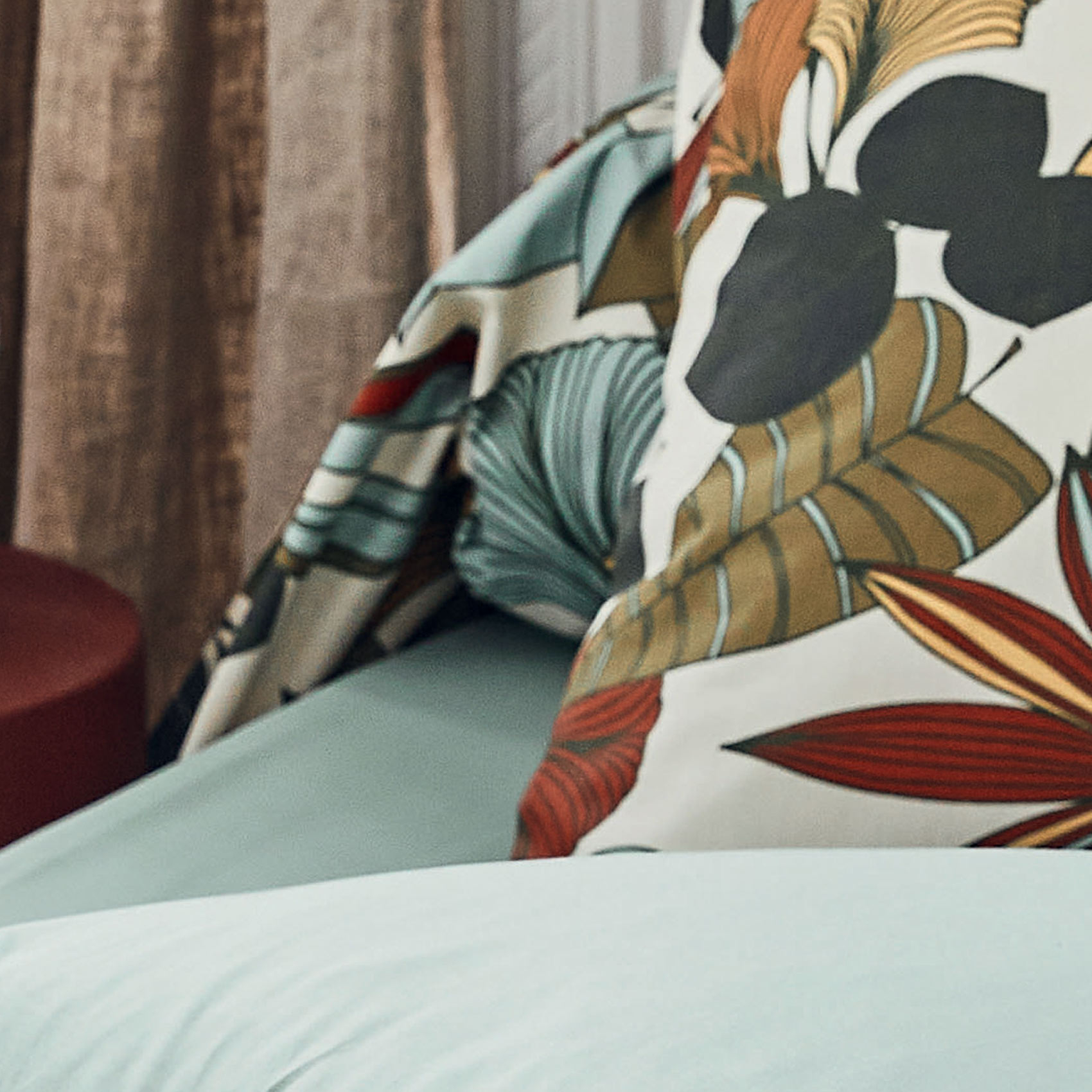 Taie de traversin esprit nature — vue 3