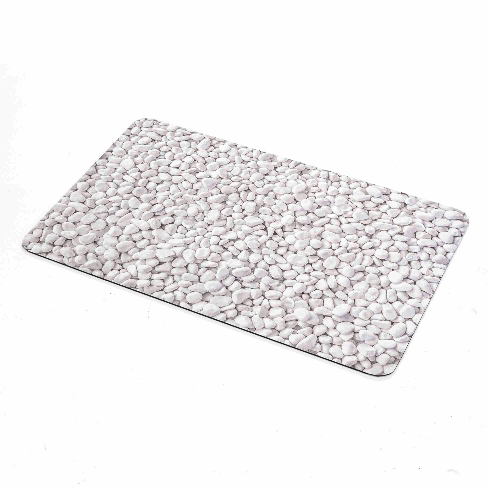Tapis de bain ultra-absorbant imprimé galet antidérapant — vue 3