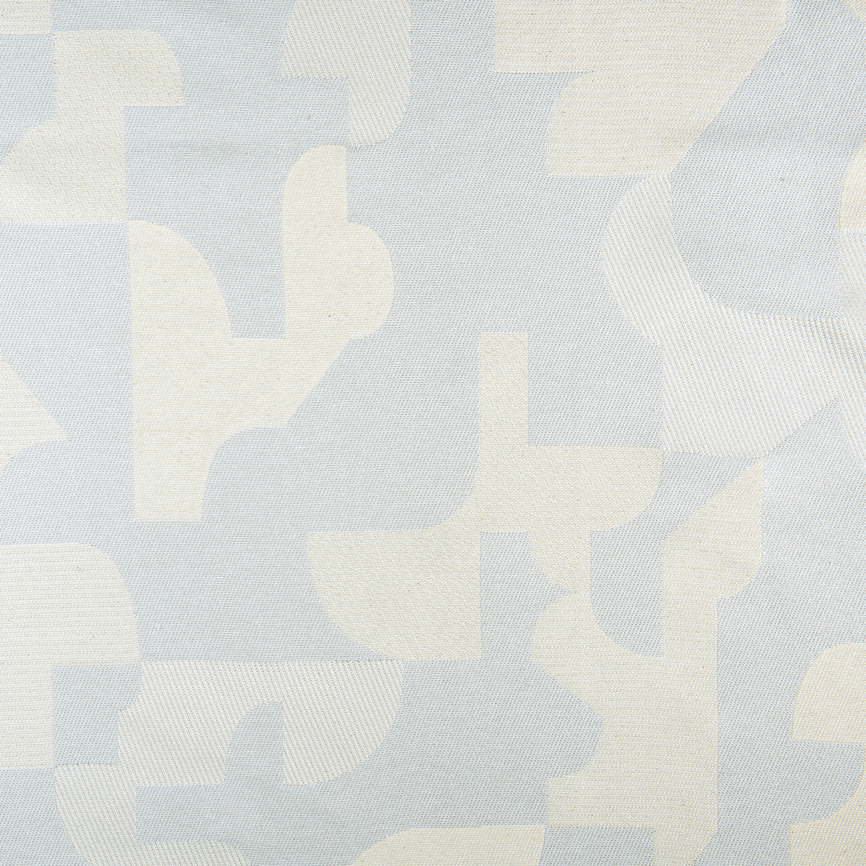 Coussin jacquard géométrique texturé rétro — vue 3