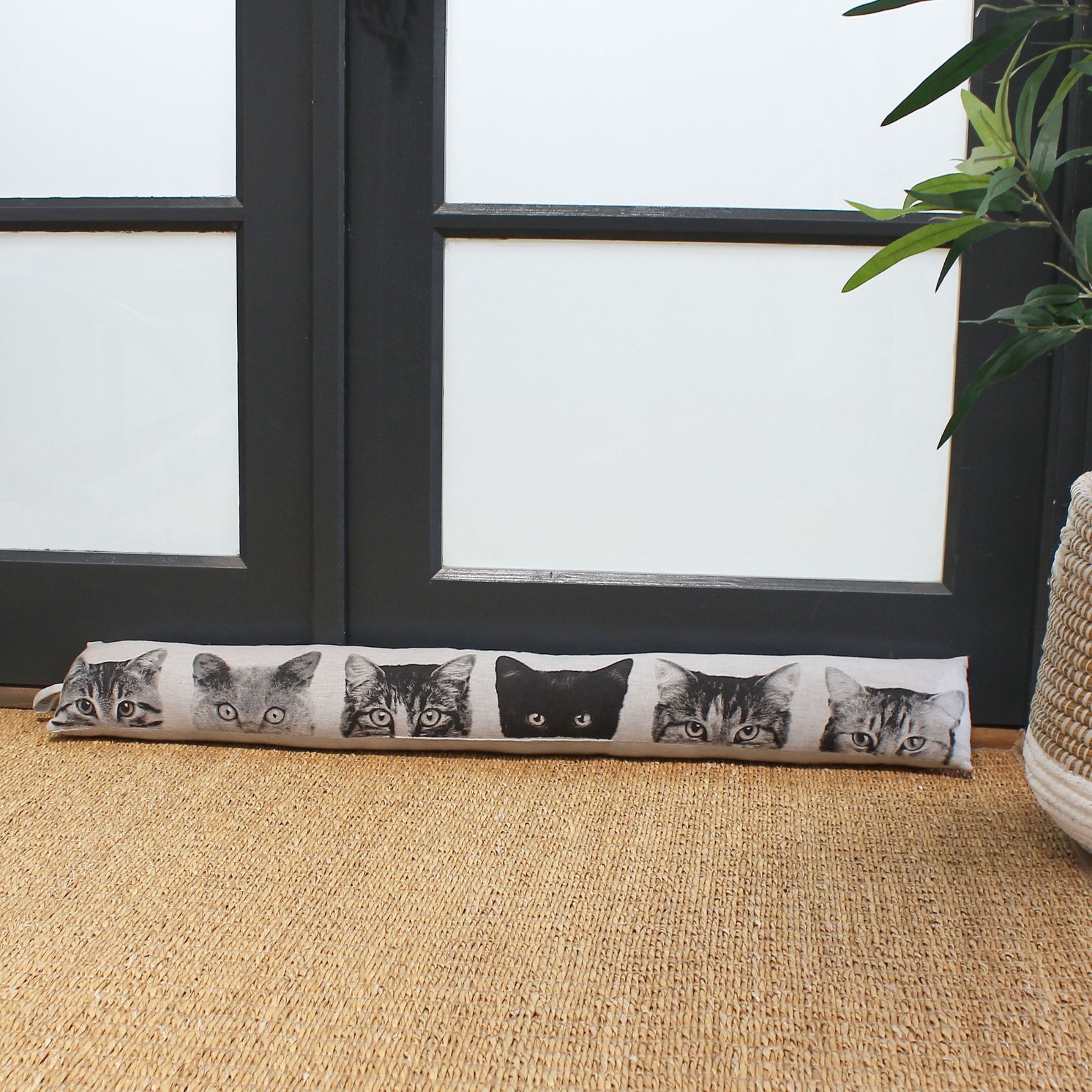 Boudin de porte aspect chambray — vue 4