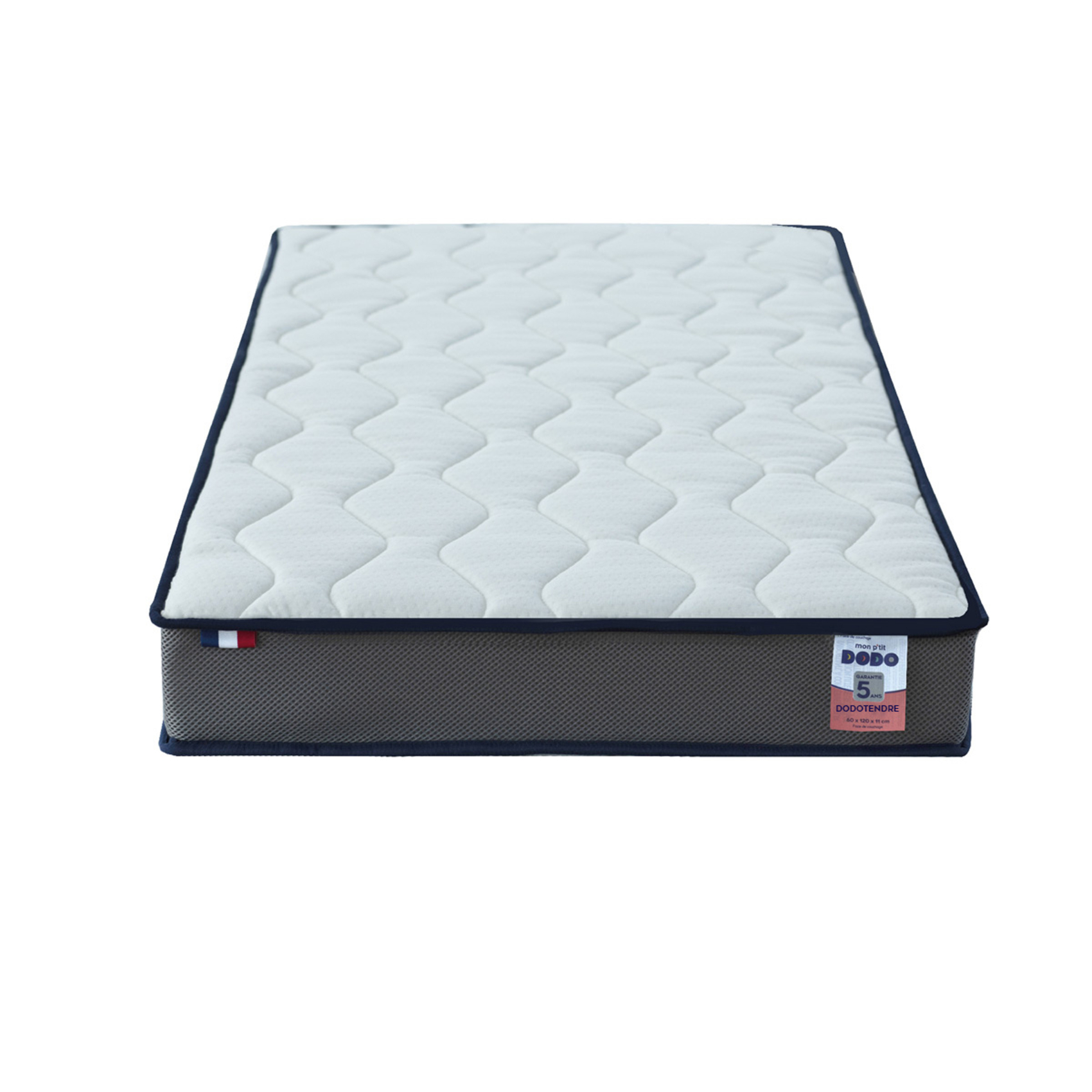 Matelas bébé face été / face hiver avec garnissage laine et soutien ferme