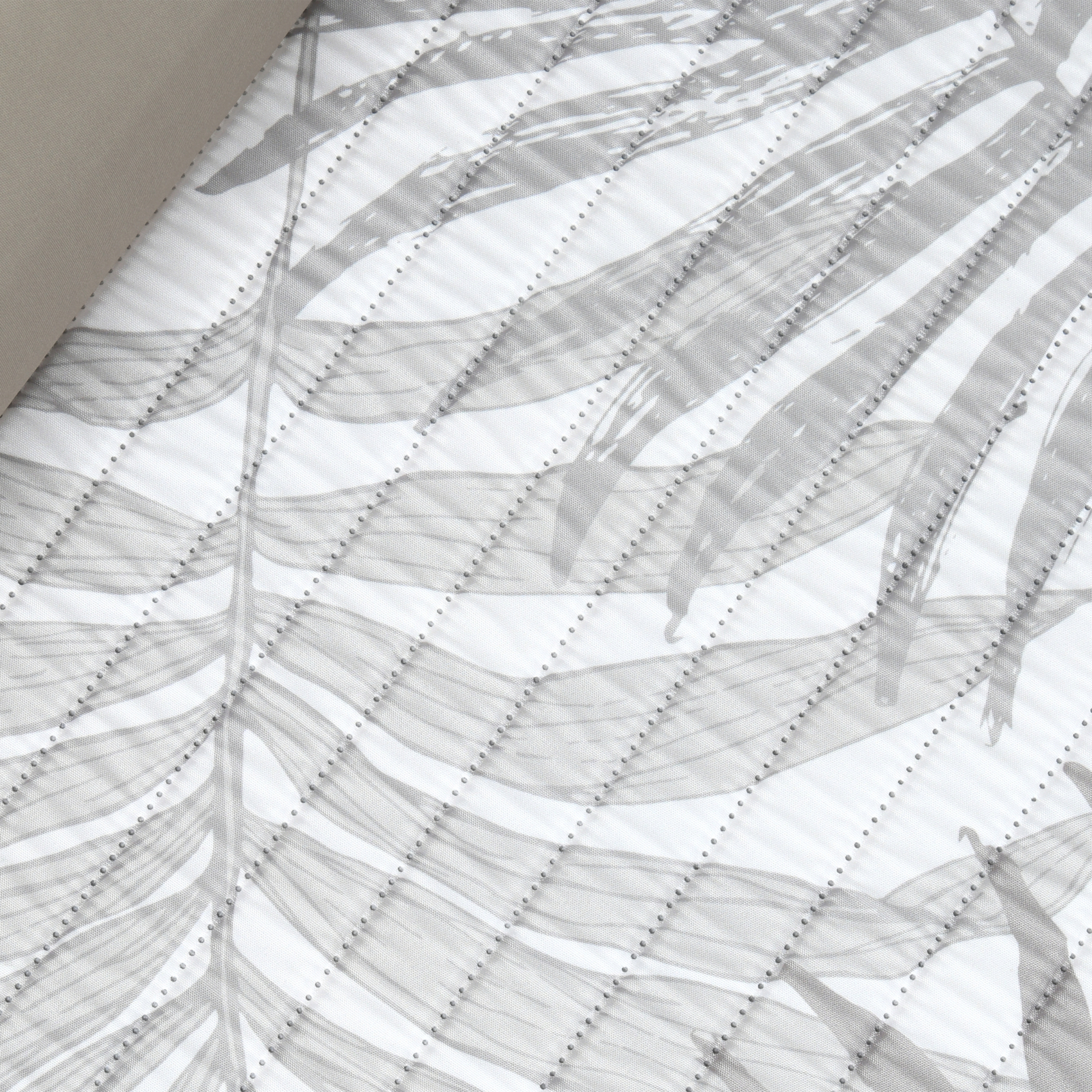 Matelas de plage avec repose-tête feuillage — vue 3