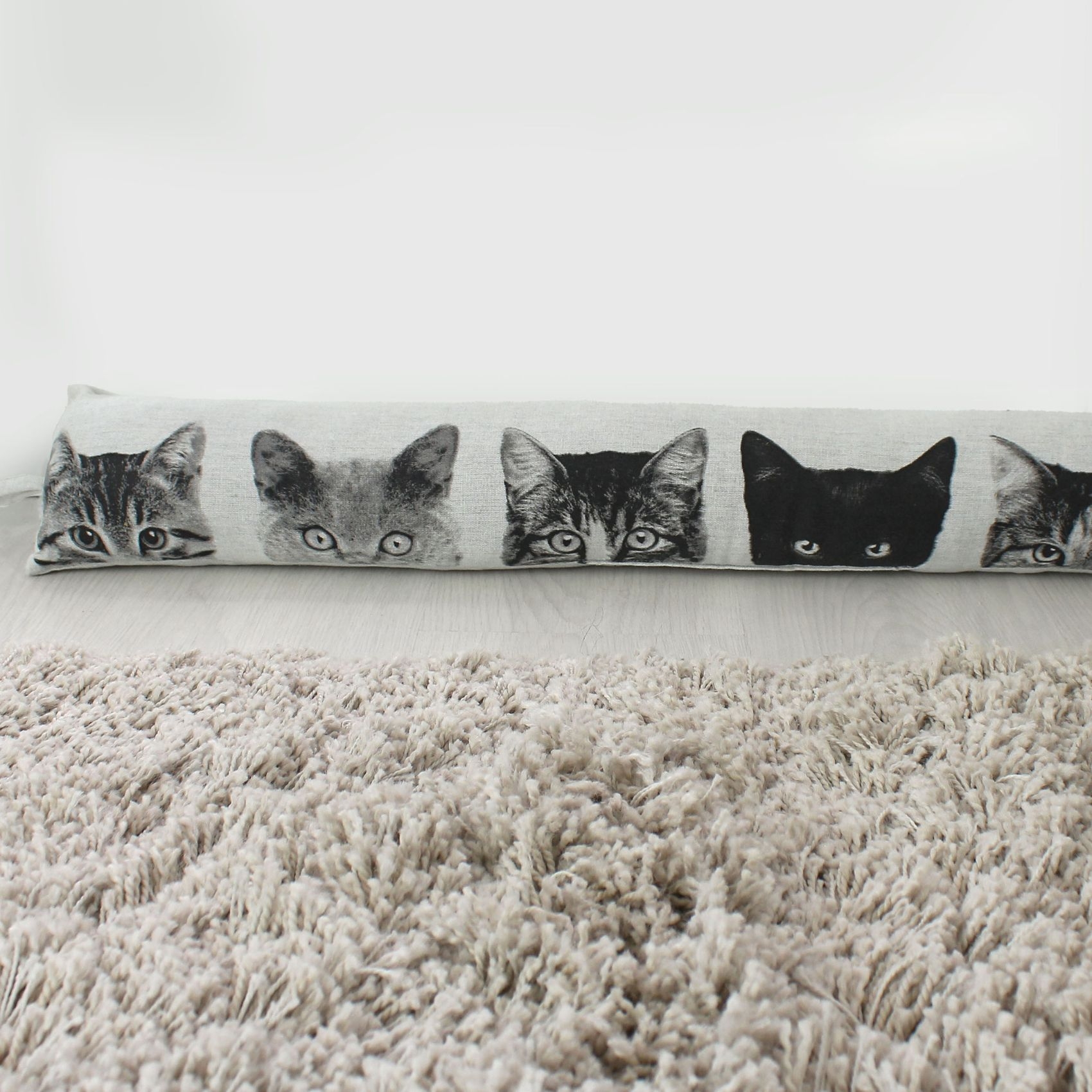 Boudin de porte aspect chambray — vue 3