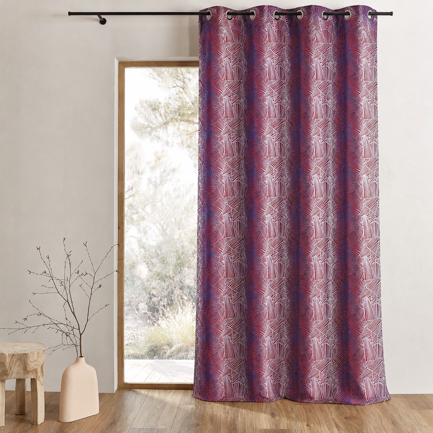 Rideau en Jacquard Ethnique