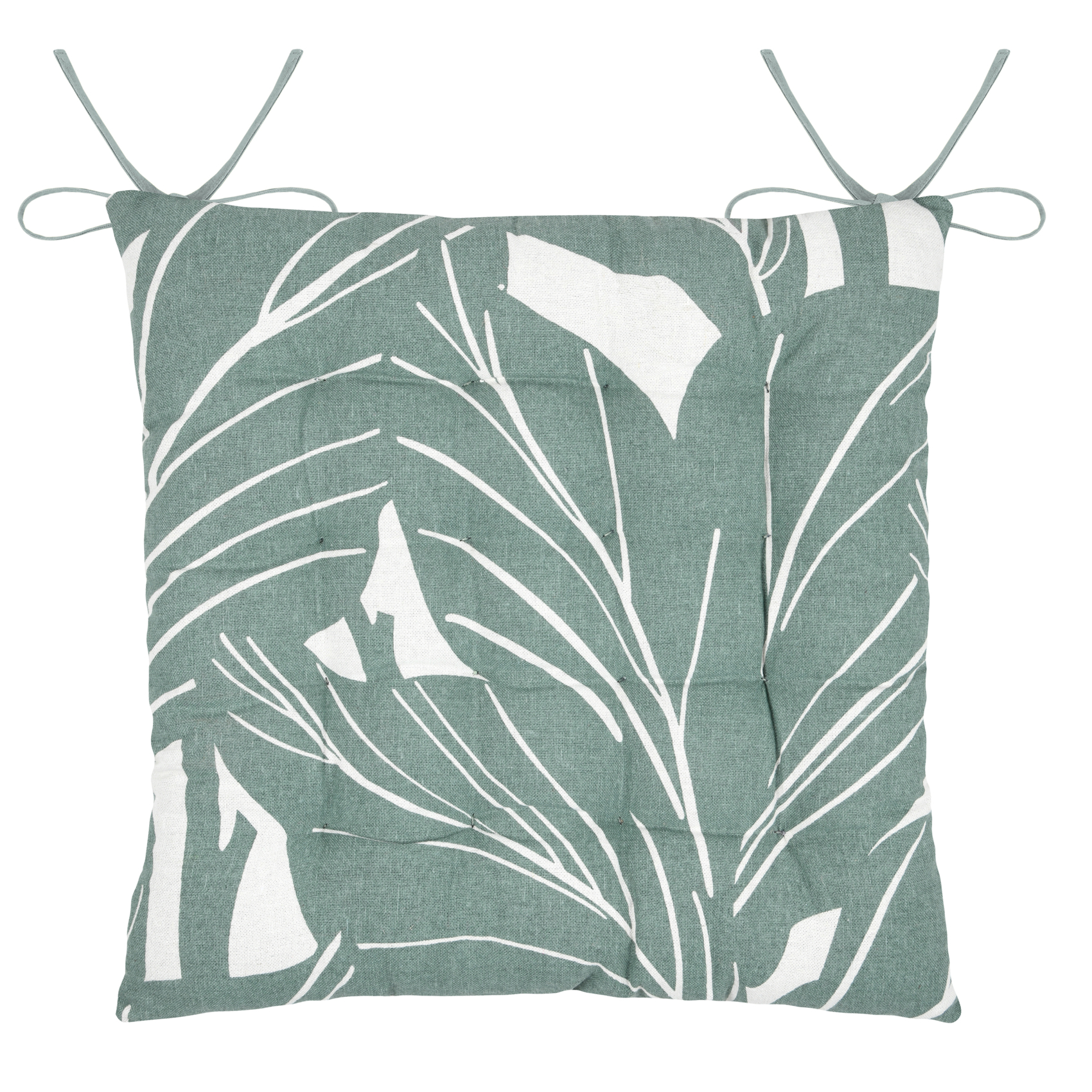 Galette de chaise motif floral