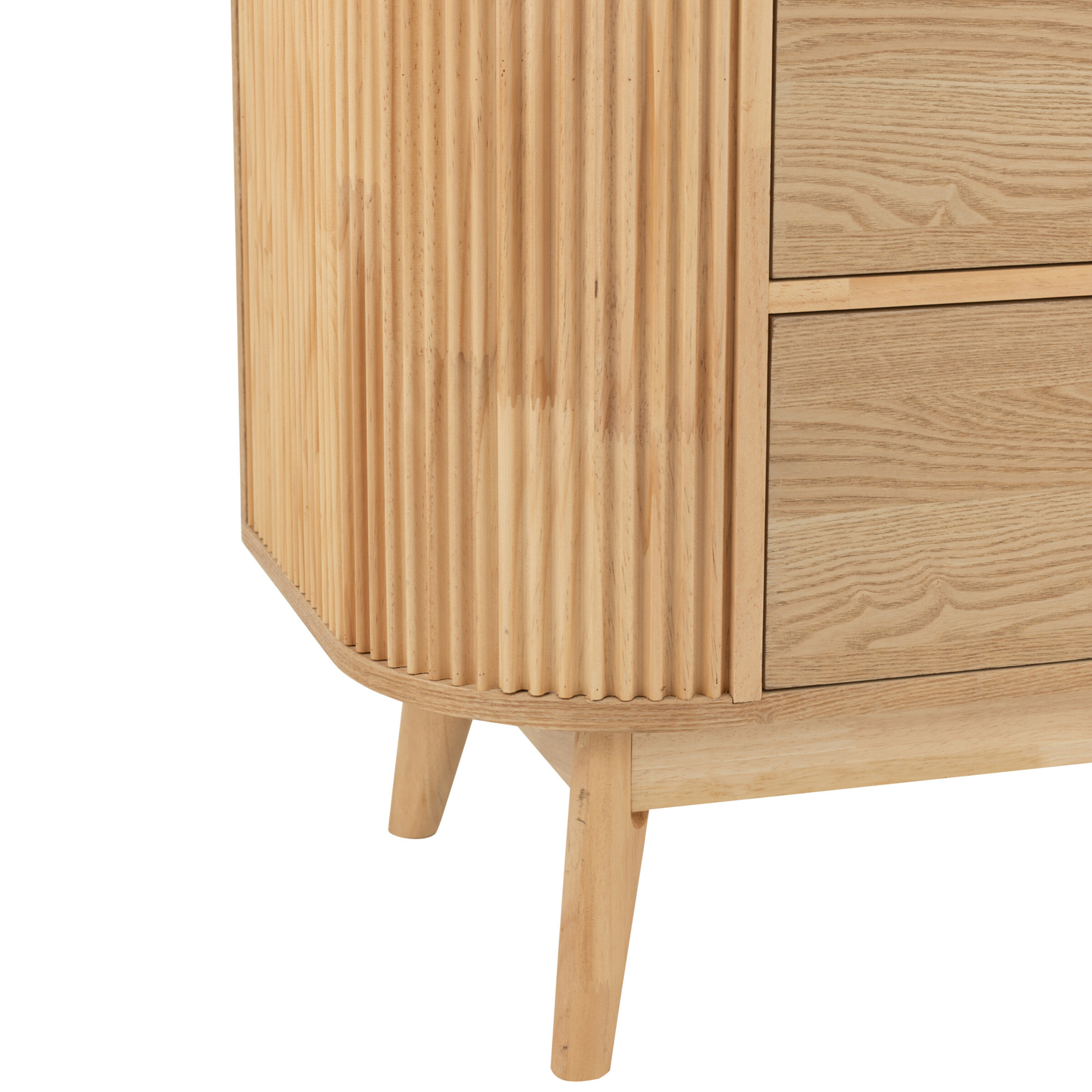 Commode en bois 3 tiroirs — vue 4