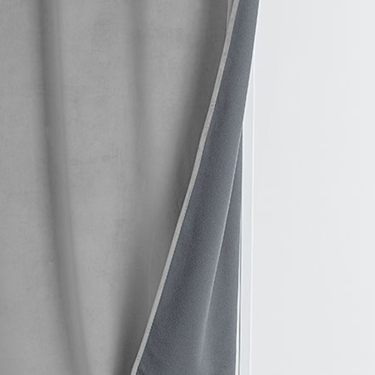 Rideau isolant et occultant en velours doublé polaire — vue 3