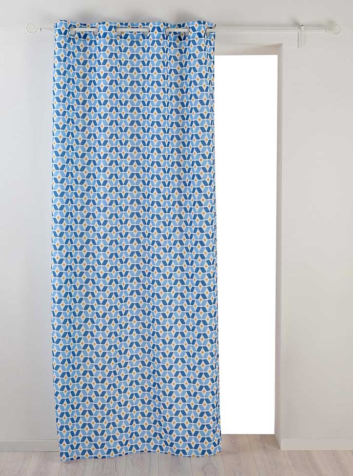 Rideau à Œillets Esprit Graphisme