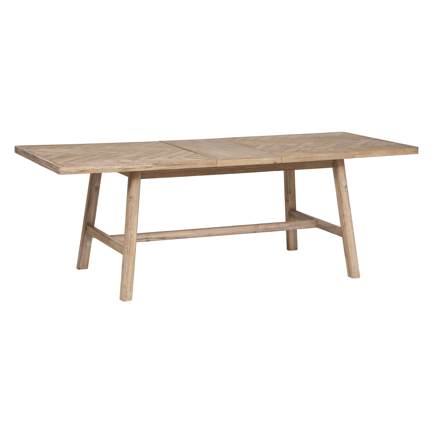 Table à manger extensible aspect bois avec rallonge — vue 3