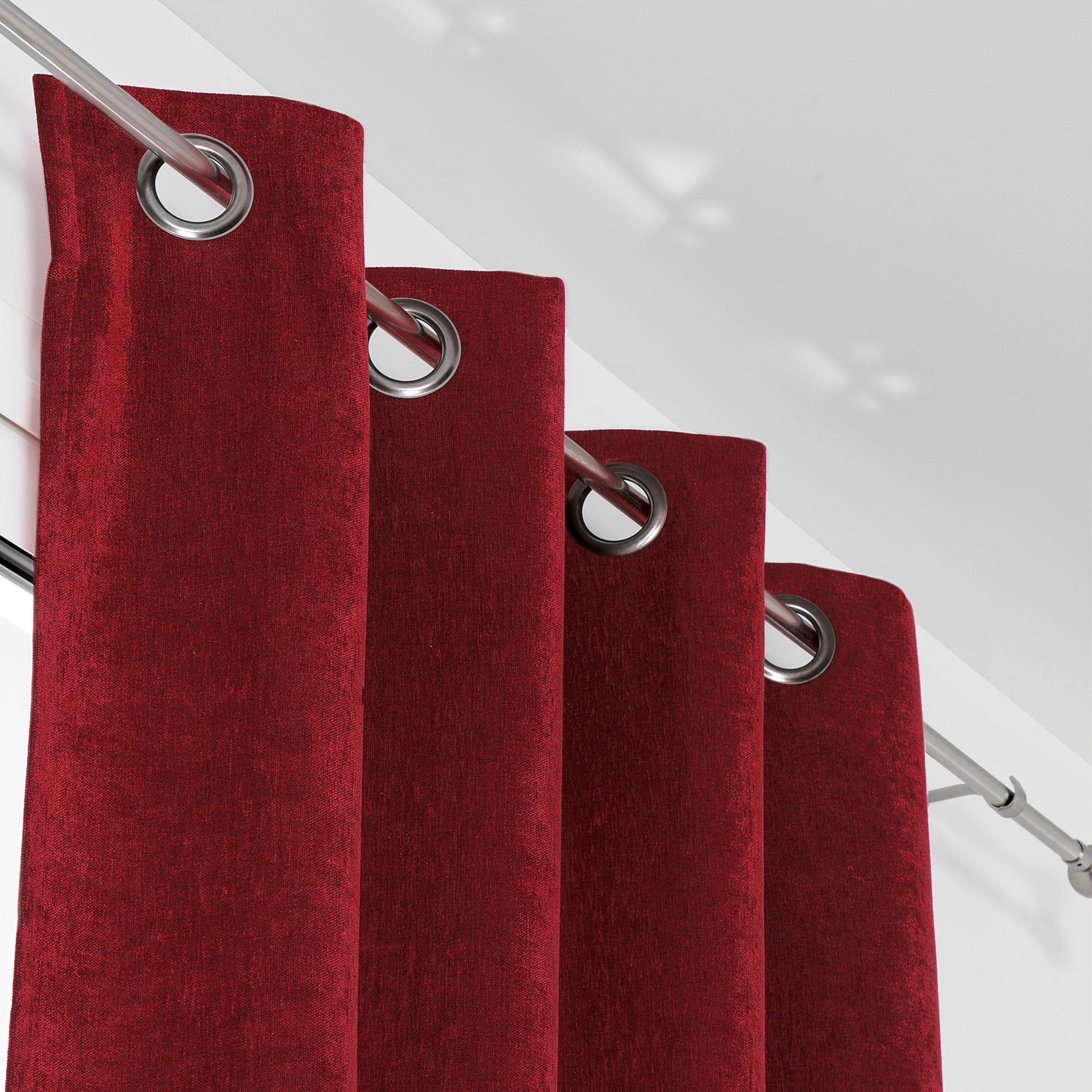 Rideau effet velours velouté uni — vue 3