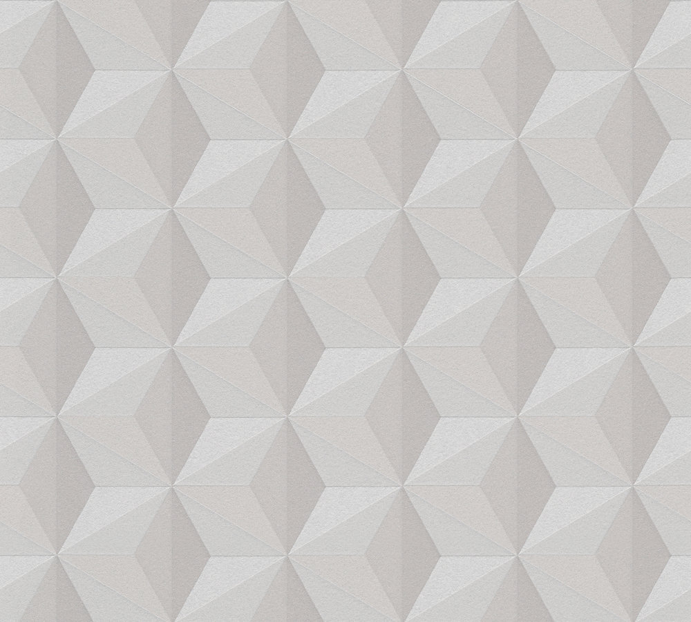 Papier peint graphique effet 3D — vue 3